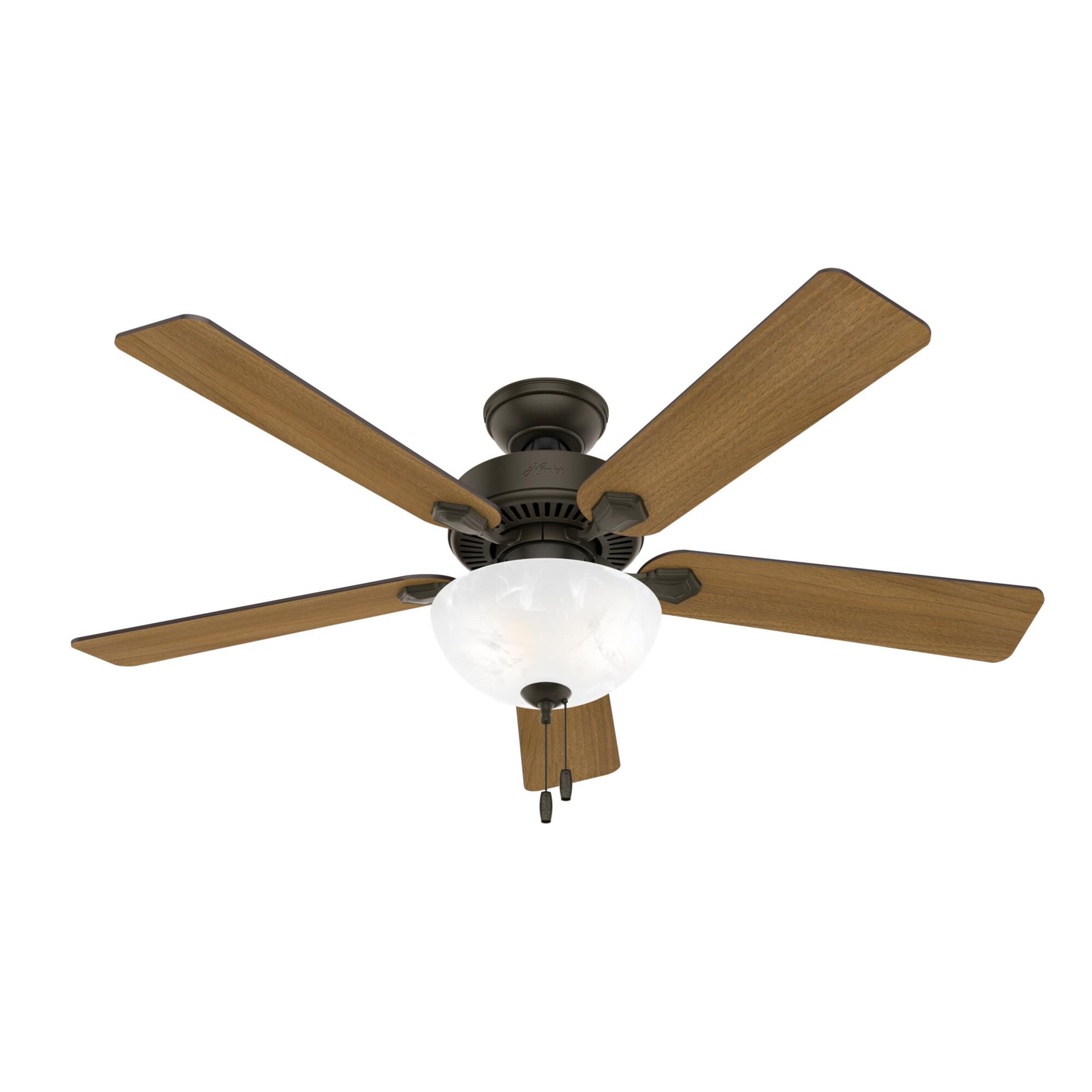 Photos - Fan Hunter  Swanson 52 Inch Ceiling  with Light Kit Swanson - 50901 - Tr 