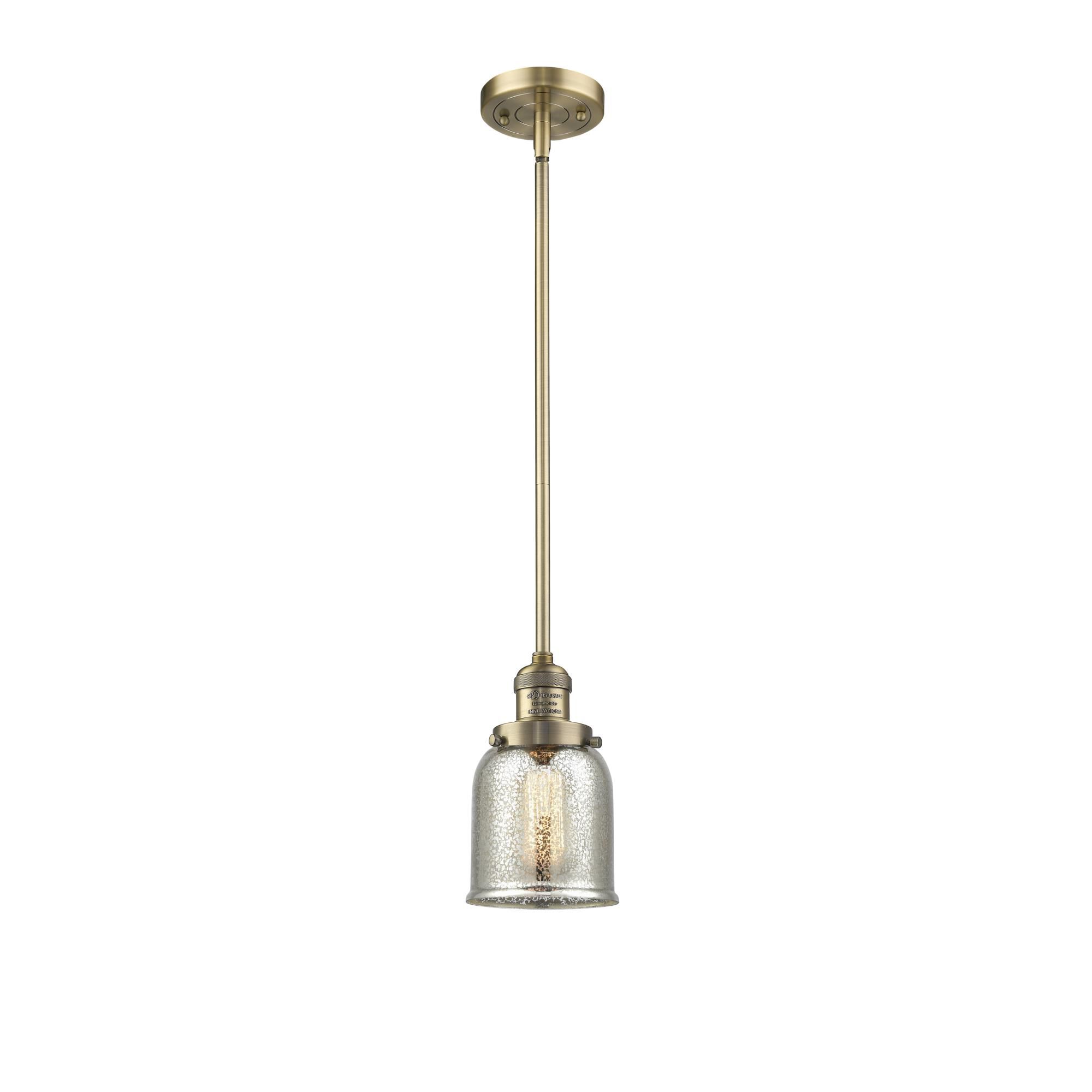 Innovations Lighting Bruno Marashlian Small Bell 5 Inch Mini Pendant Small Bell - 201S-BB-G58 - Restoration-Vintage