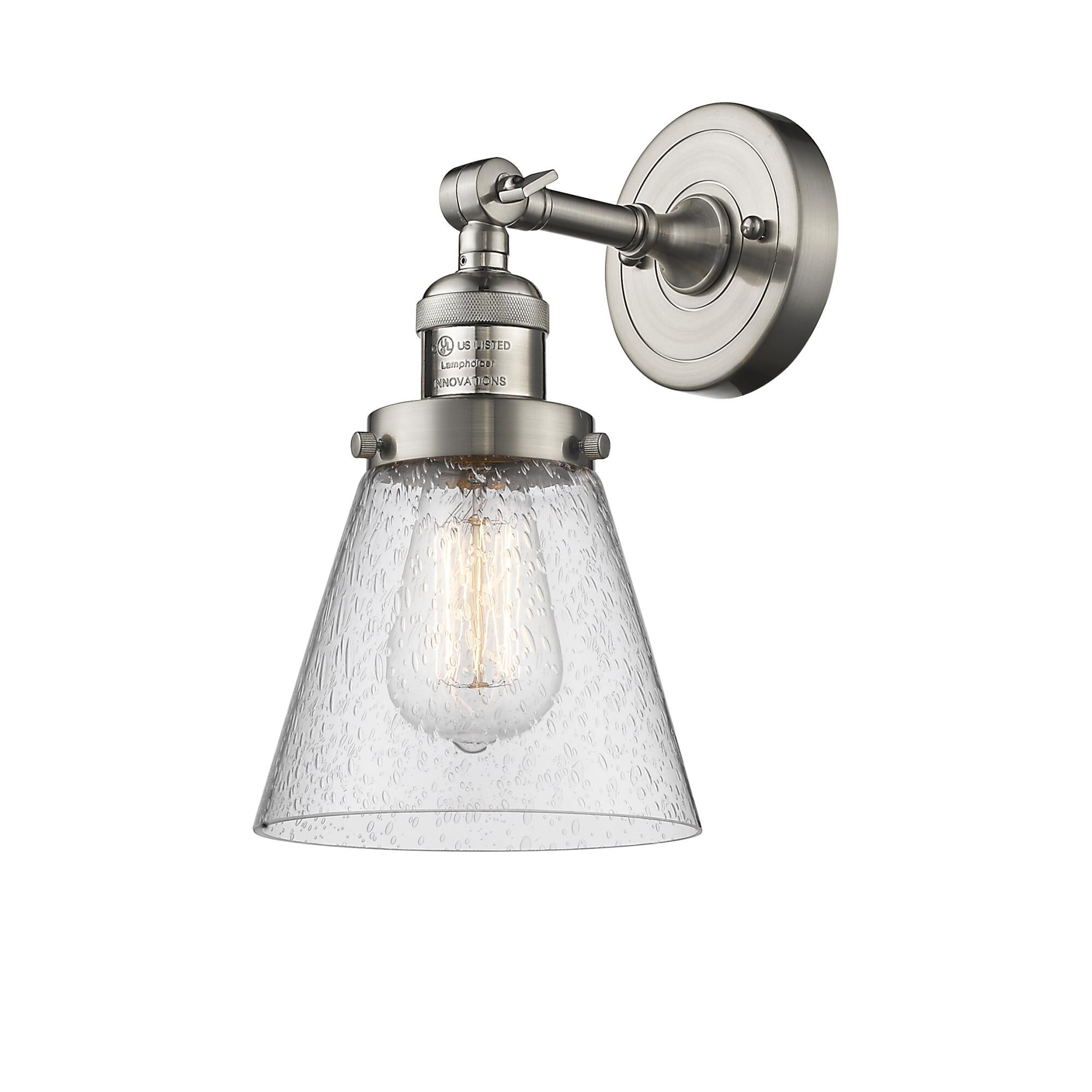 Photos - Chandelier / Lamp Innovations Lighting Bruno Marashlian Small Cone 10 Inch Wall Sconce Small Cone - 203-SN-G64 - Restoration-Vintage 203-SN-G6