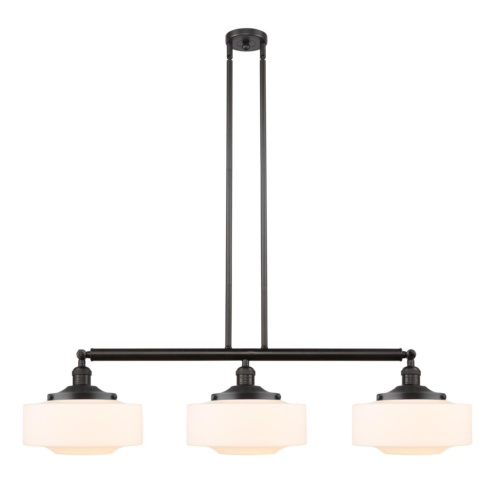 Innovations Lighting Bruno Marashlian Bridgeton 44 Inch 3 Light Linear Suspension Light Bridgeton - 213-AC-G694-12 - Transitional