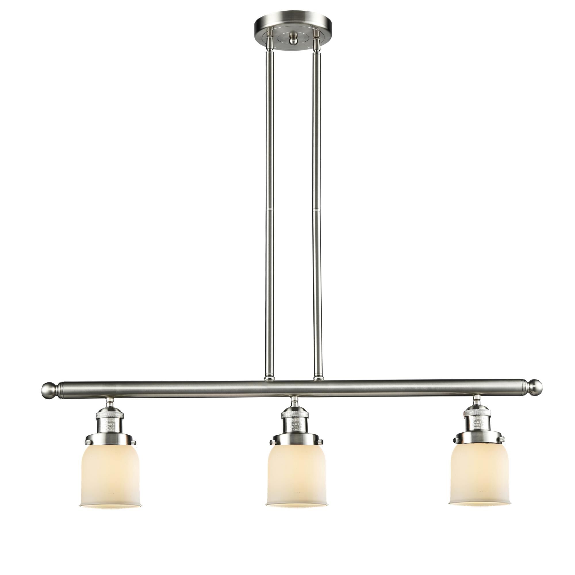Bruno Marashlian Small Bell 36 Inch 3 Light Linear Suspension Light by Innovations Lighting