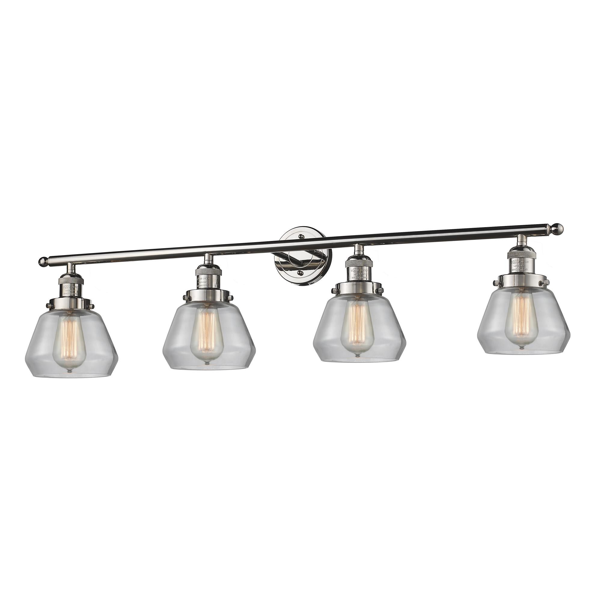 Innovations Lighting Bruno Marashlian Fulton 42 Inch 4 Light Bath Vanity Light Fulton - 215-PN-G172 - Restoration-Vintage