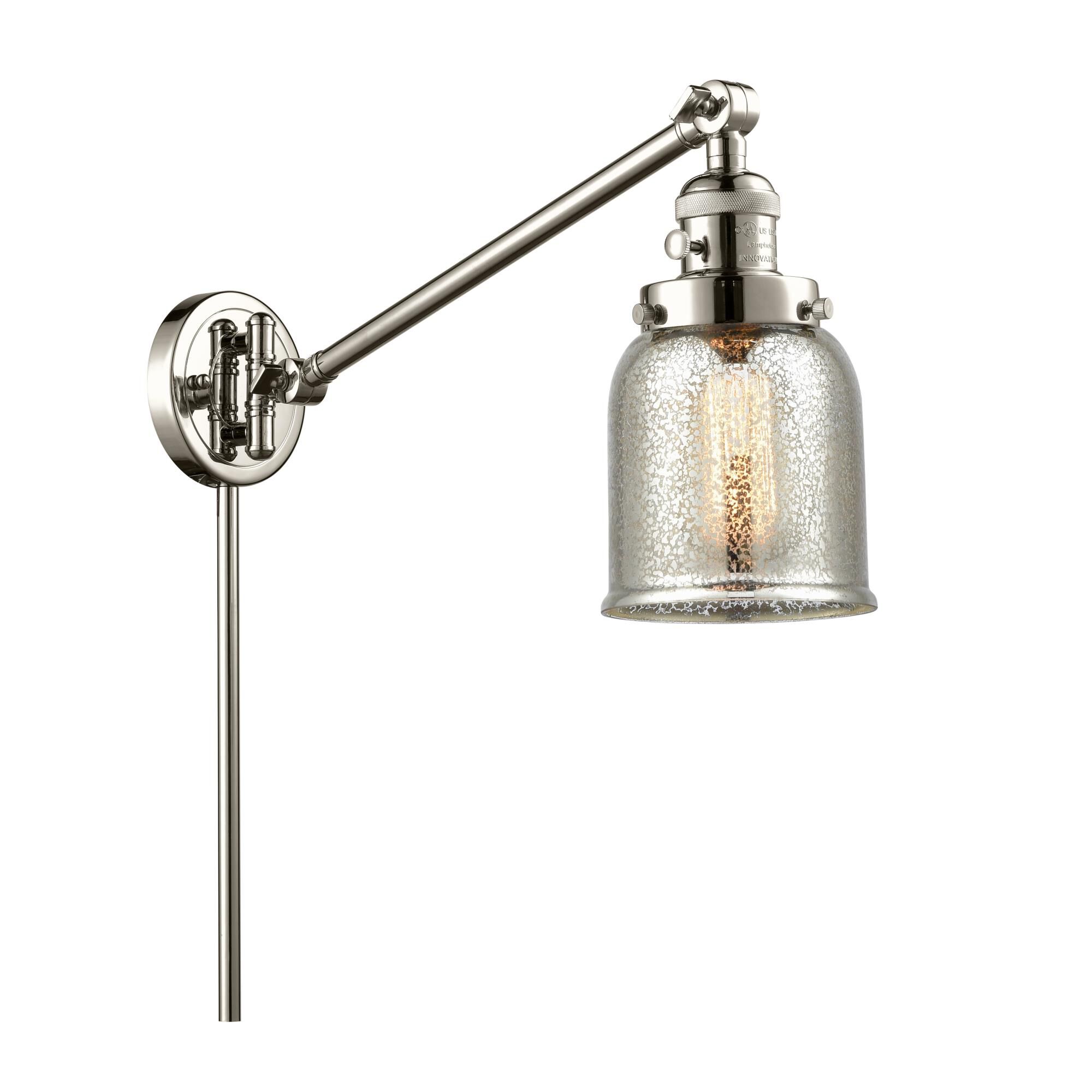 Innovations Lighting Bruno Marashlian Small Bell Wall Swing Lamp Small Bell - 237-PN-G58 - Restoration-Vintage