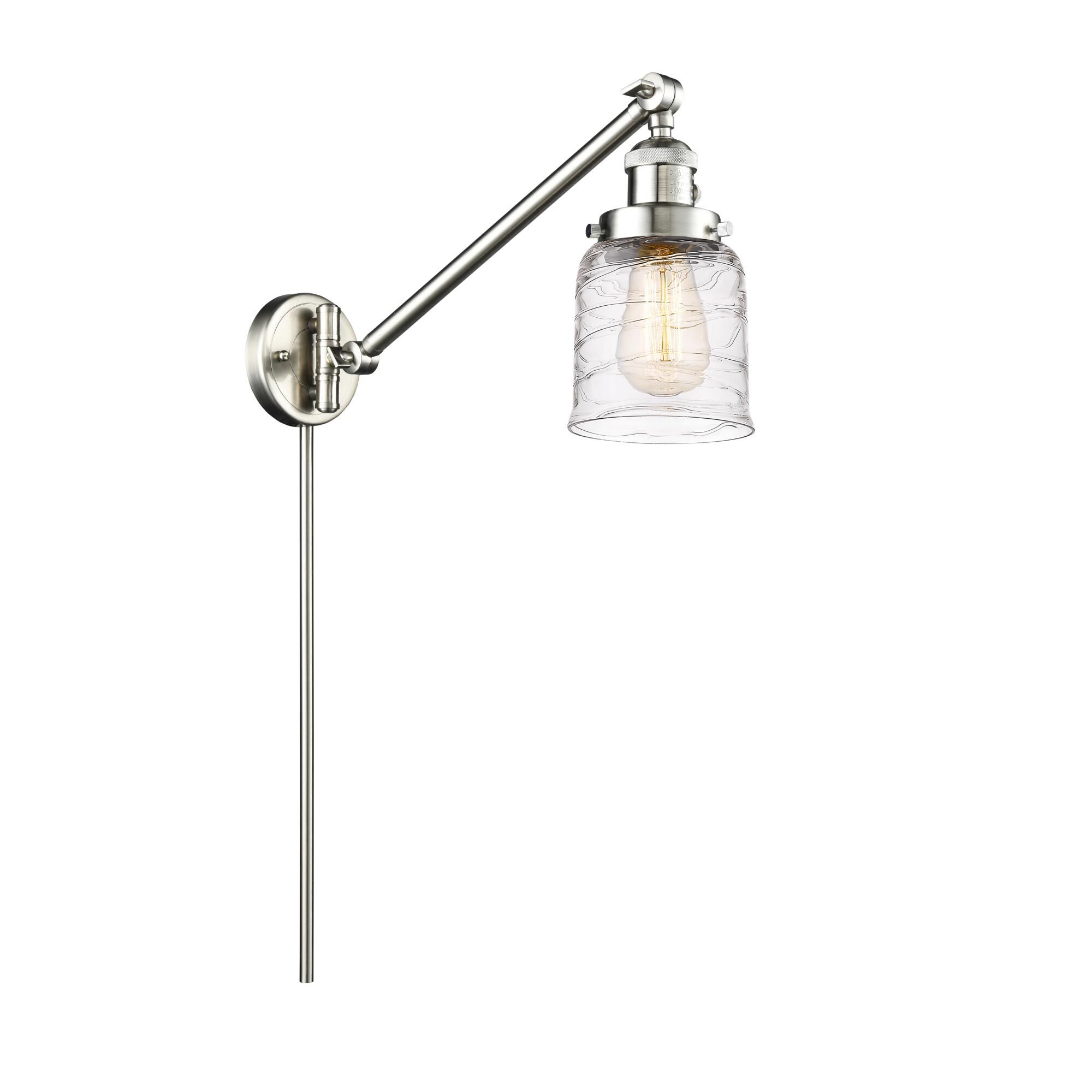 Photos - Chandelier / Lamp Innovations Lighting Bruno Marashlian Small Bell Wall Swing Lamp Small Bell - 237-SN-G513 - Restoration-Vintage 237-SN-G513