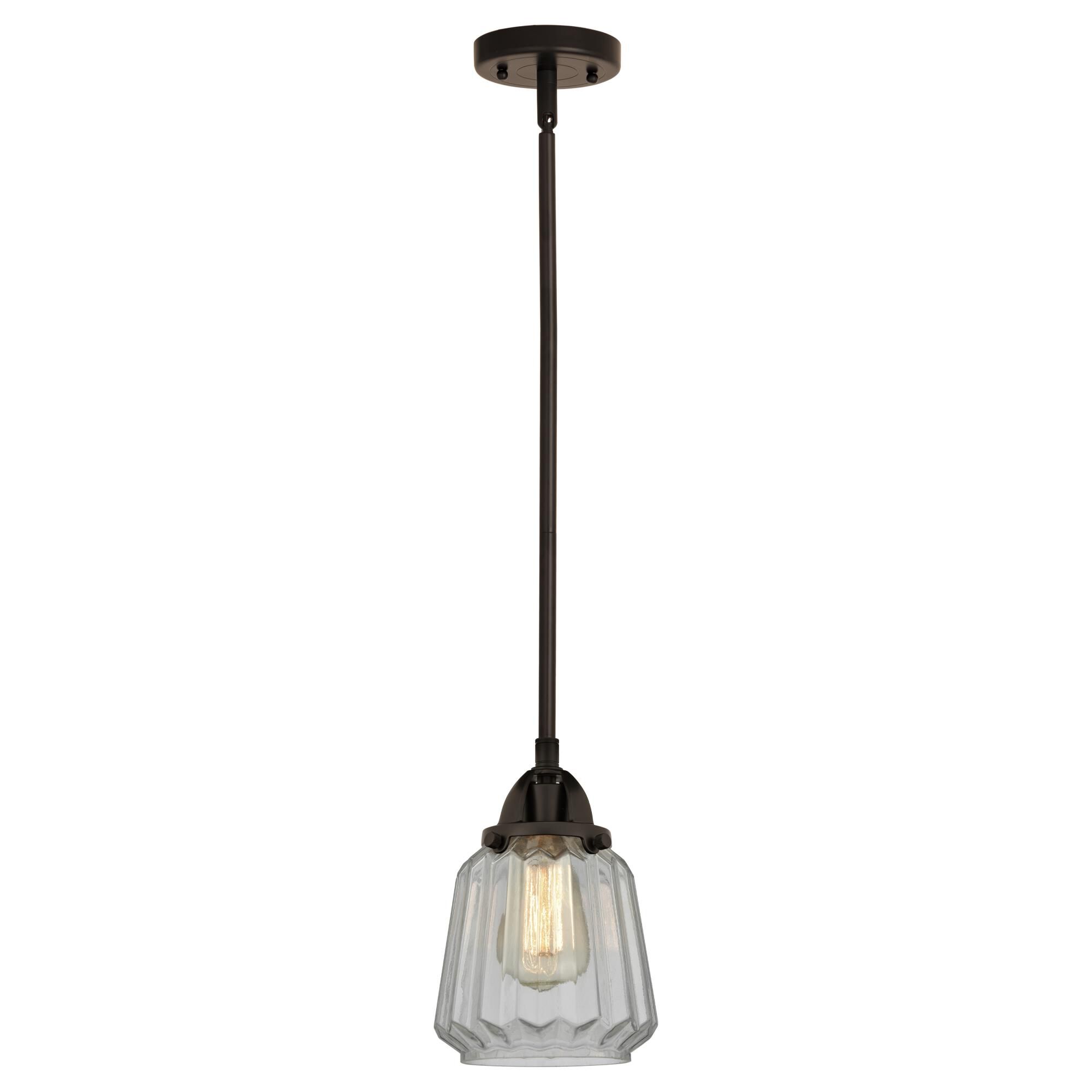 Innovations Lighting 288-1S-PN-G146 Nouveau 2 Chatham 1 Light 6 inch Polished Nickel Mini Pendant Ceiling Light in Incandescent, Mercury