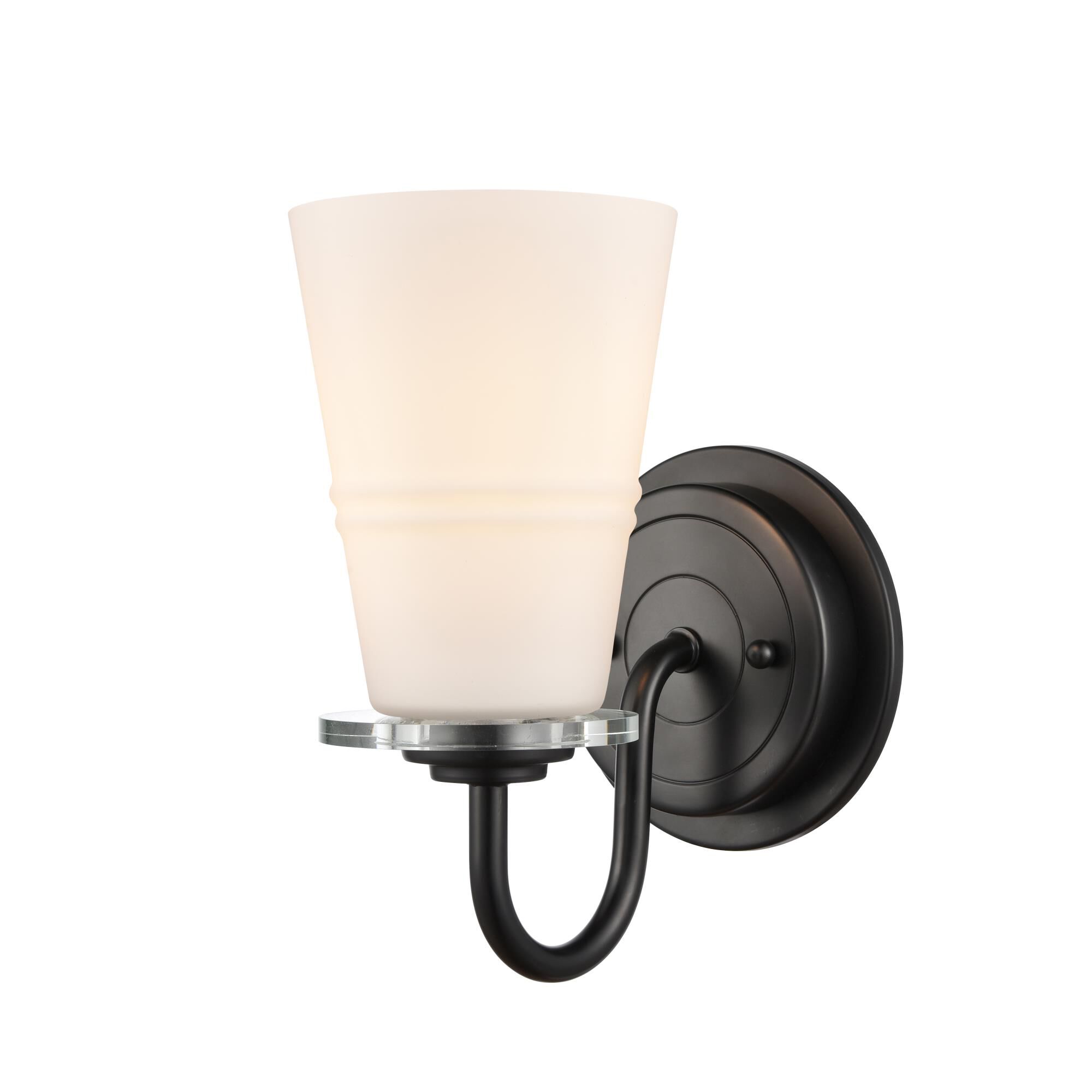 Innovations Lighting Bruno Marashlian Scarlett 9 Inch 1 Light Bath Vanity Light Scarlett - 421-1W-BK-W-LED - Transitional