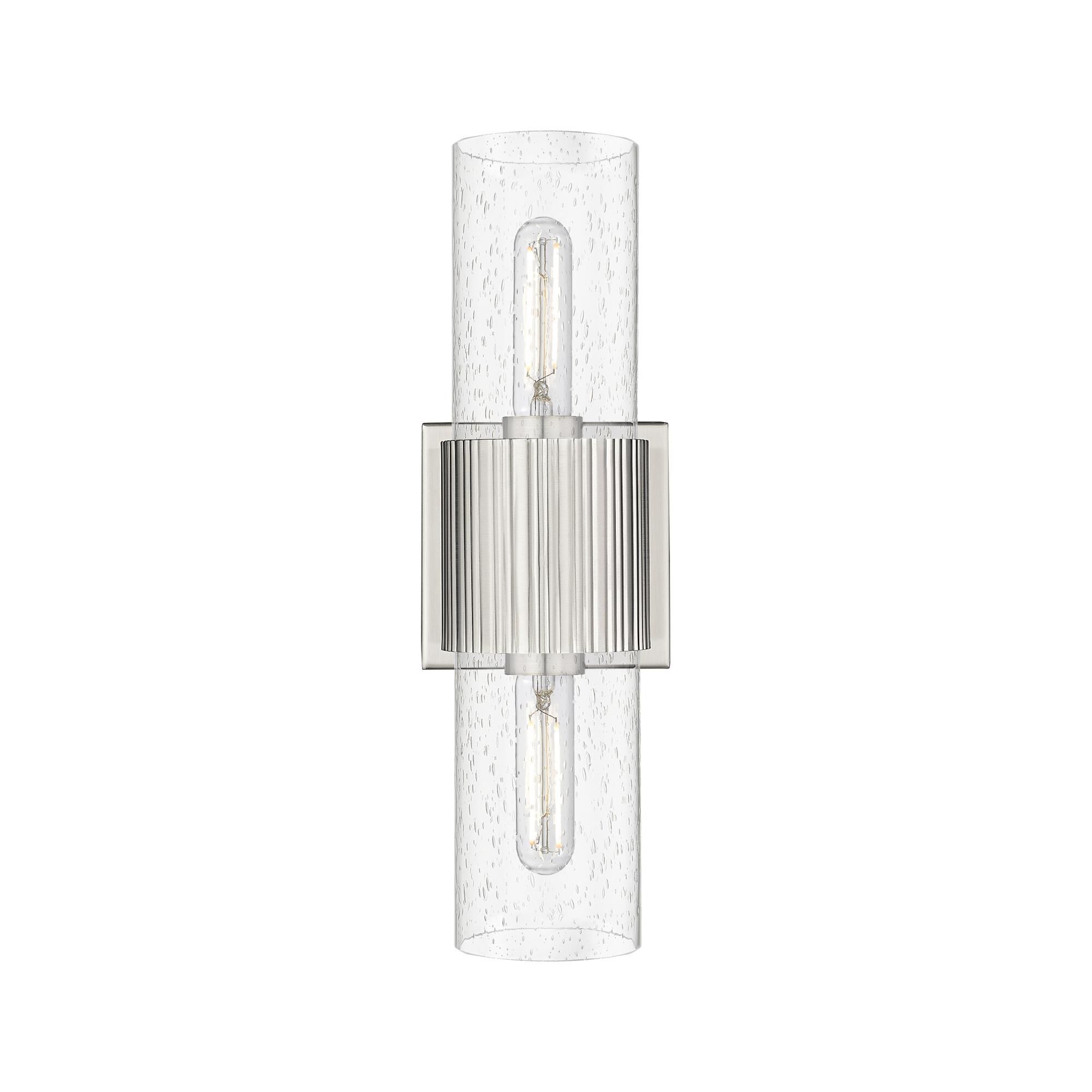 Innovations Lighting Bruno Marashlian Bolivar 15 Inch 2 Light Bath Vanity Light Bolivar - 428-2WL-SN-G428-7SDY - Industrial