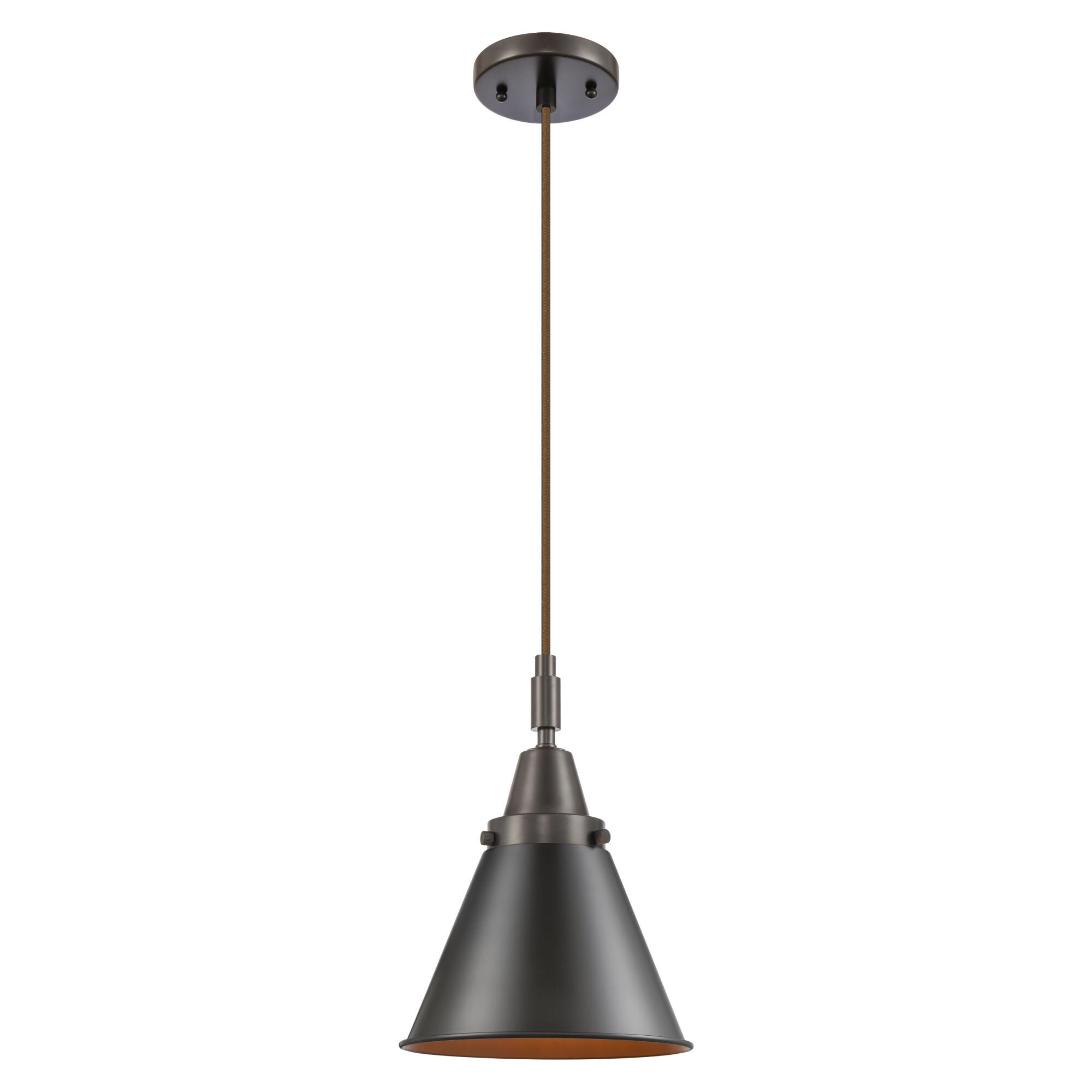 Innovations Lighting Bruno Marashlian Appalachian 8 Inch Mini Pendant Appalachian - 447-1P-OB-M13-OB - Traditional