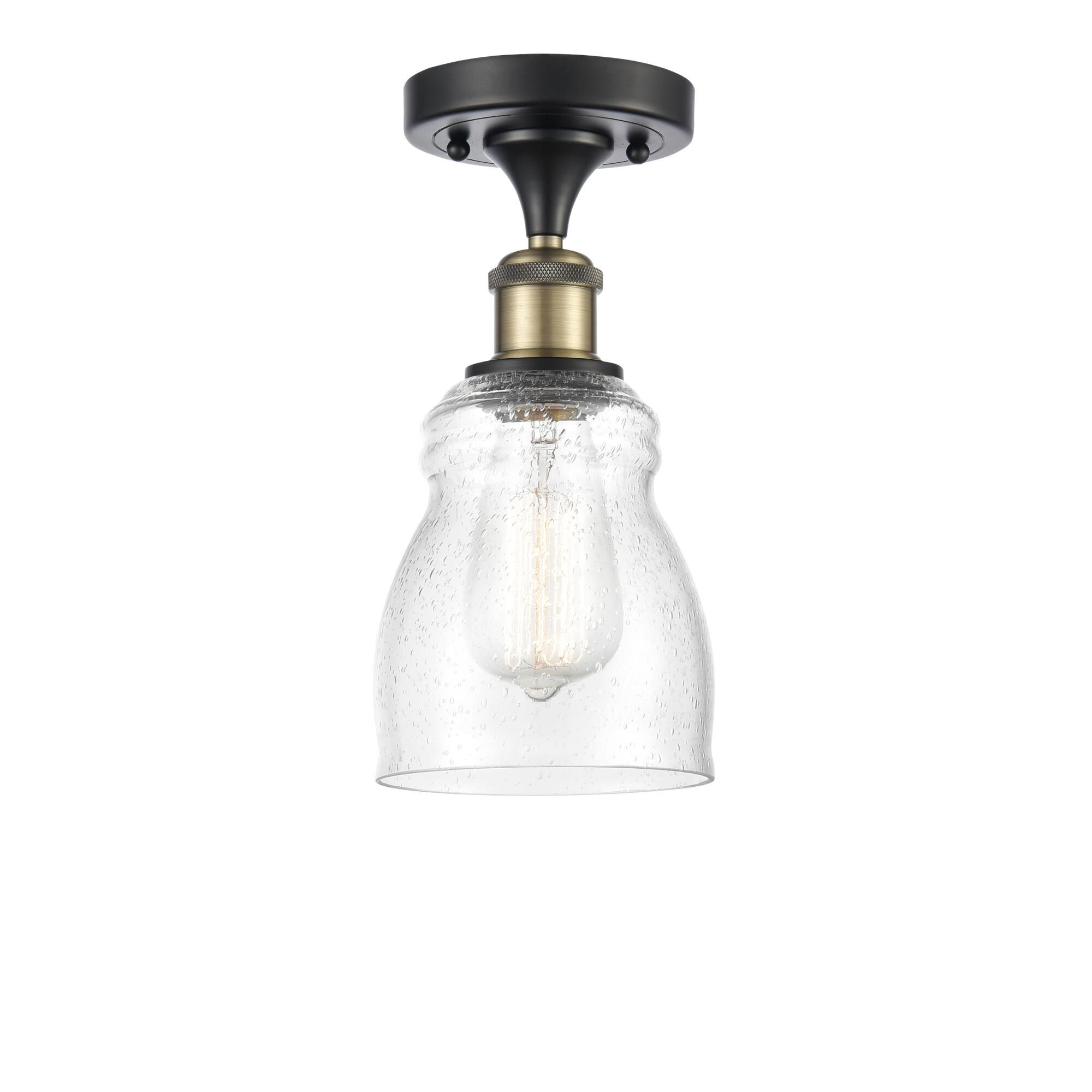 Innovations Lighting Bruno Marashlian Ellery 4 Inch 1 Light Semi Flush Mount Ellery - 516-1C-BAB-G394