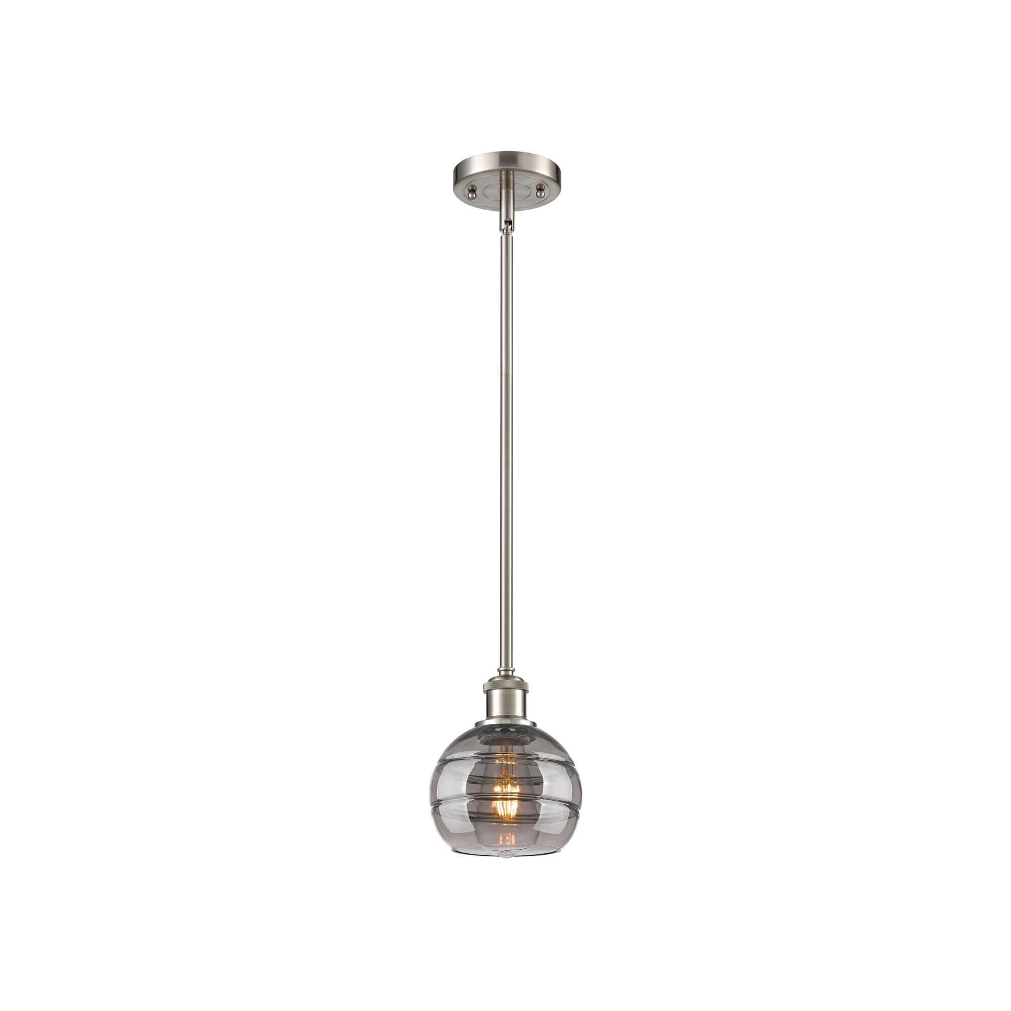 Innovations Lighting Rochester 8 Inch Mini Pendant Rochester - 516-1S-SN-G556-6SM - Industrial