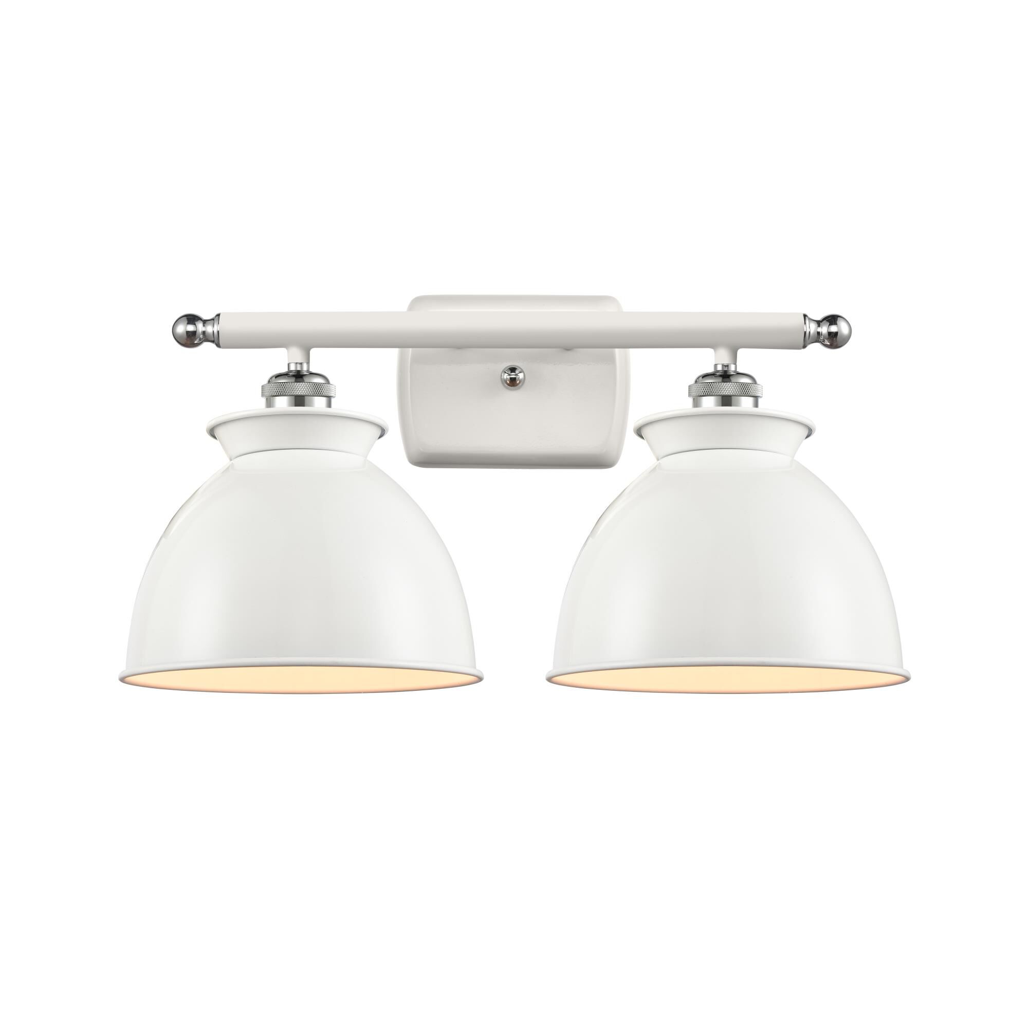 Innovations Lighting 516-2W-BAB-M14-BK Ballston Adirondack 2 Light 18 inch Black Antique Brass Bath Vanity Light Wall Light in Incandescent, Matte Bla