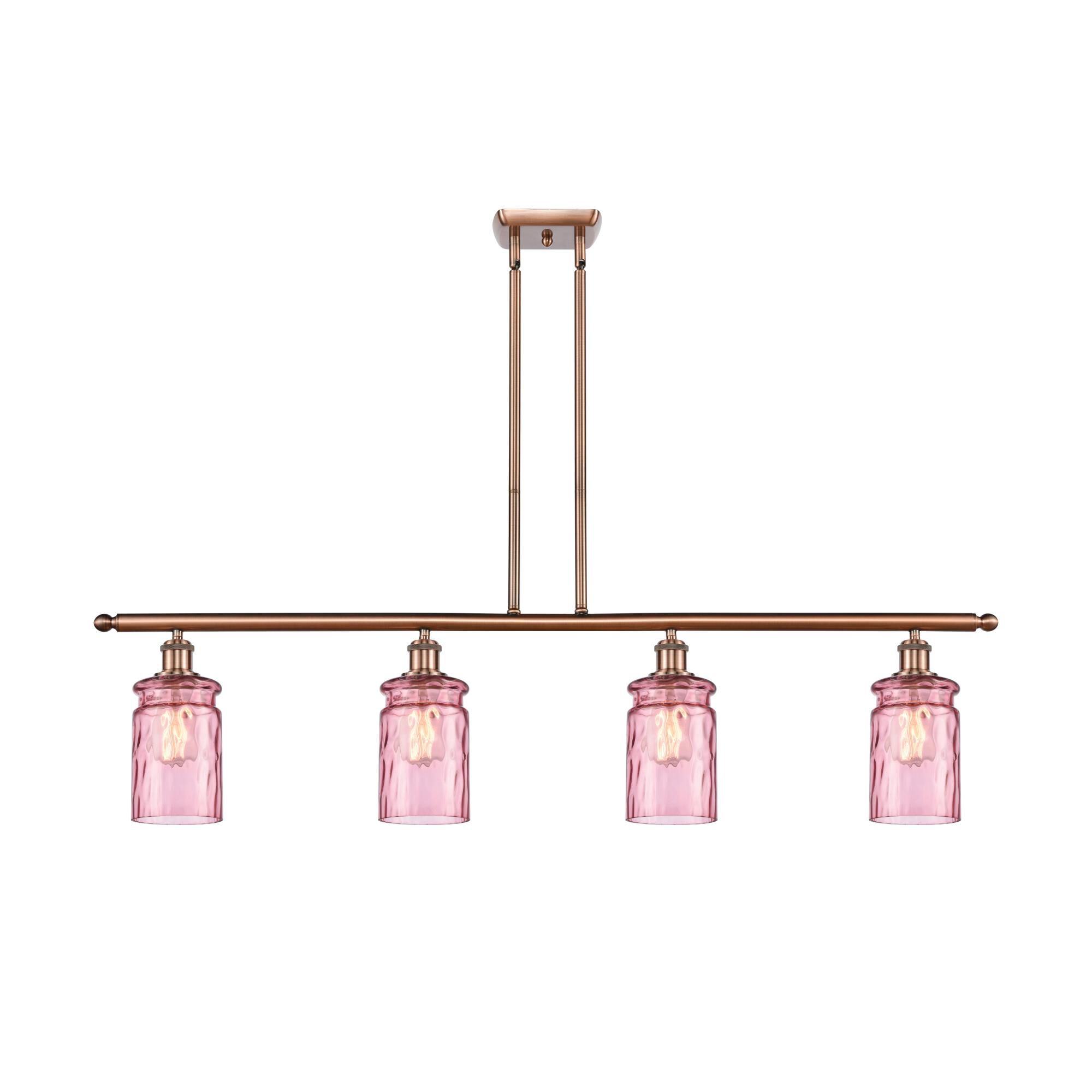 Innovations Lighting Bruno Marashlian Candor 48 Inch 4 Light Linear Suspension Light Candor - 516-4I-AB-G352 - Nautical