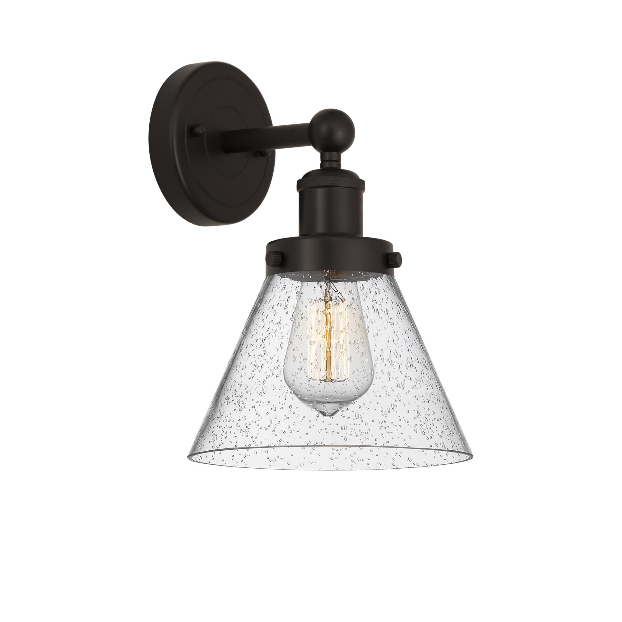 Innovations Lighting Bruno Marashlian Cone 11 Inch Wall Sconce Cone - 616-1W-OB-G44 - Industrial