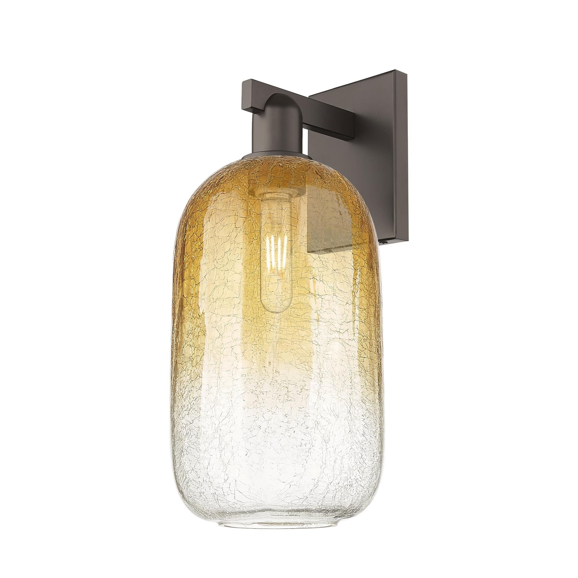 Innovations Lighting Brookhaven Cloche Medium Wall Sconce Brookhaven Cloche - 716-1W-OB-G482-7AM - Industrial