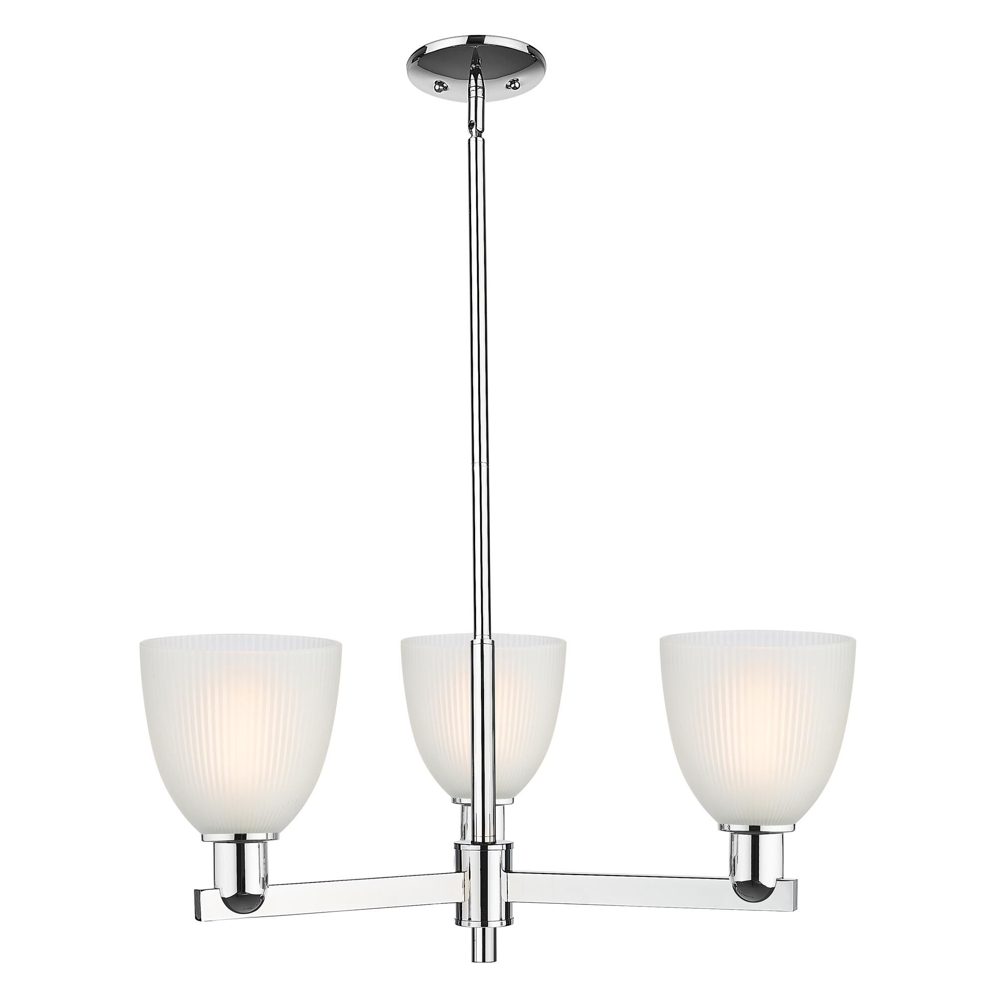 Innovations Lighting 716-3CR-PC-G381 Arcadia Castile 3 Light 27.75 inch Polished Chrome Chandelier Ceiling Light in White