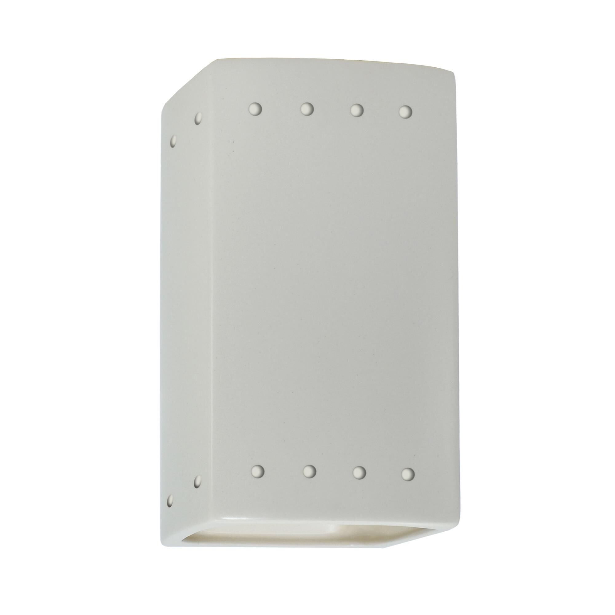 Justice Design Group Ambiance 10 Inch 1 Light Outdoor Wall Light Ambiance - CER-0925W-MAT - Transitional