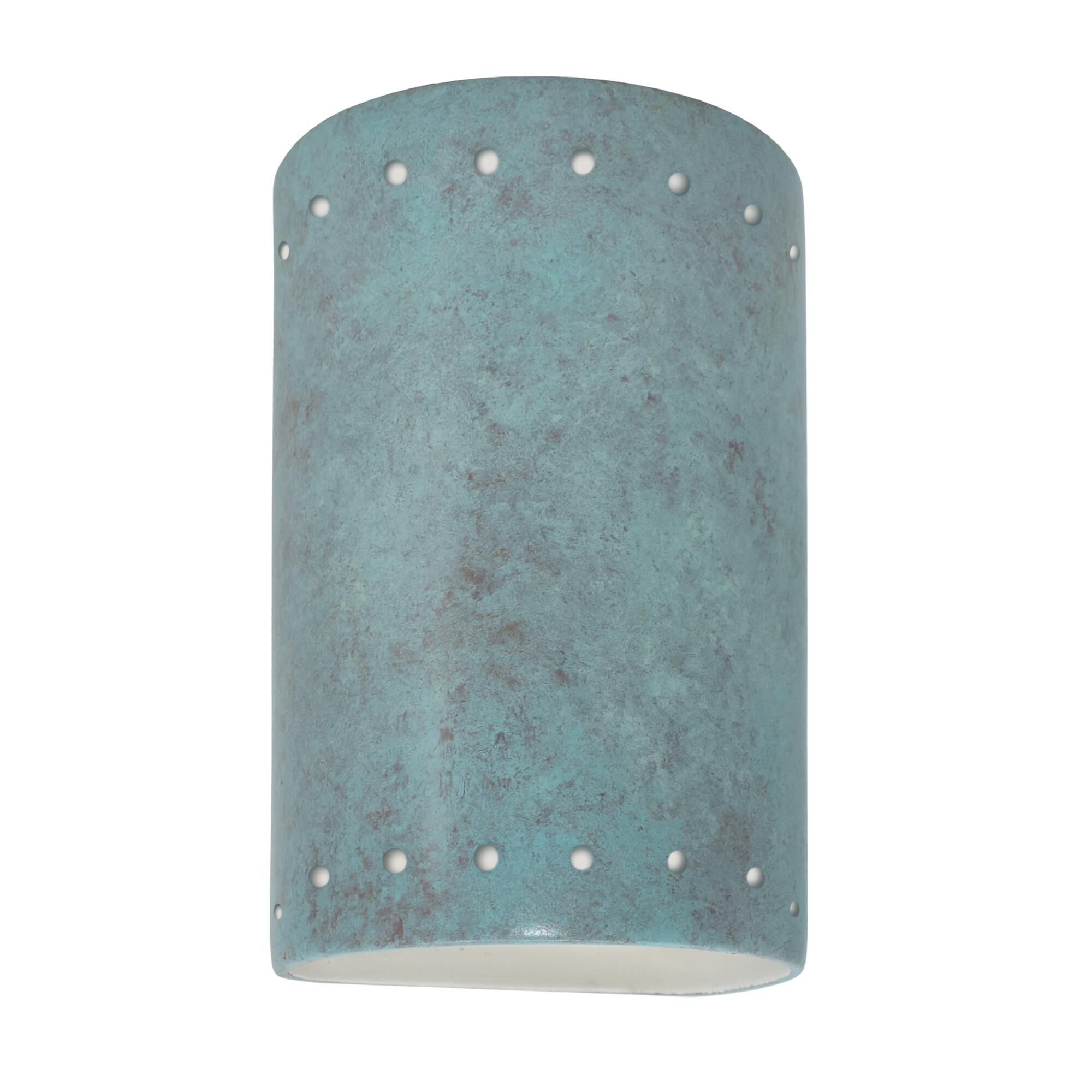 Justice Design Group Ambiance 10 Inch 1 Light Outdoor Wall Light Ambiance - CER-0995W-PATV - Transitional