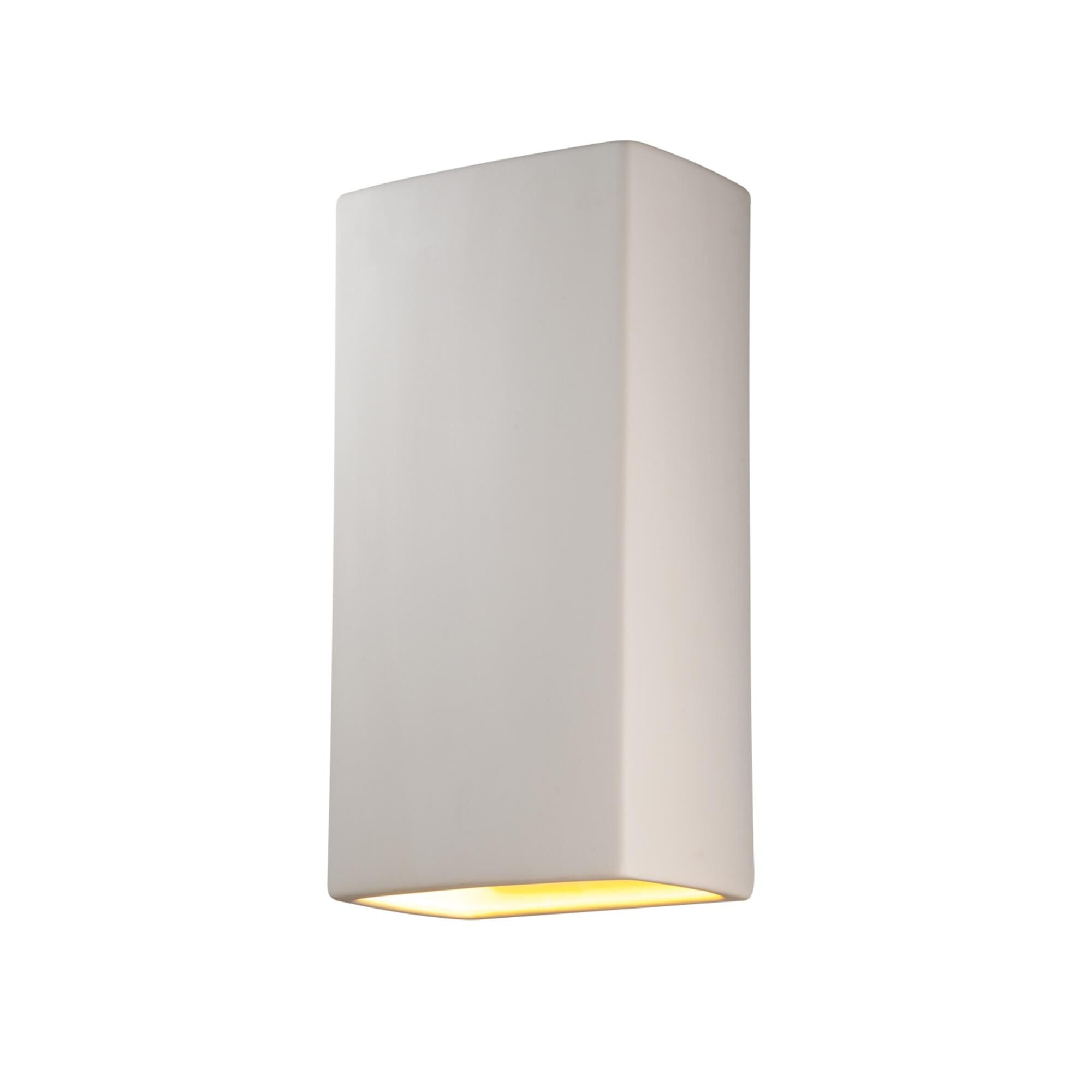 Justice Design Group Ambiance 21 Inch Tall Wall Sconce Ambiance - CER-1175-MAT - Transitional