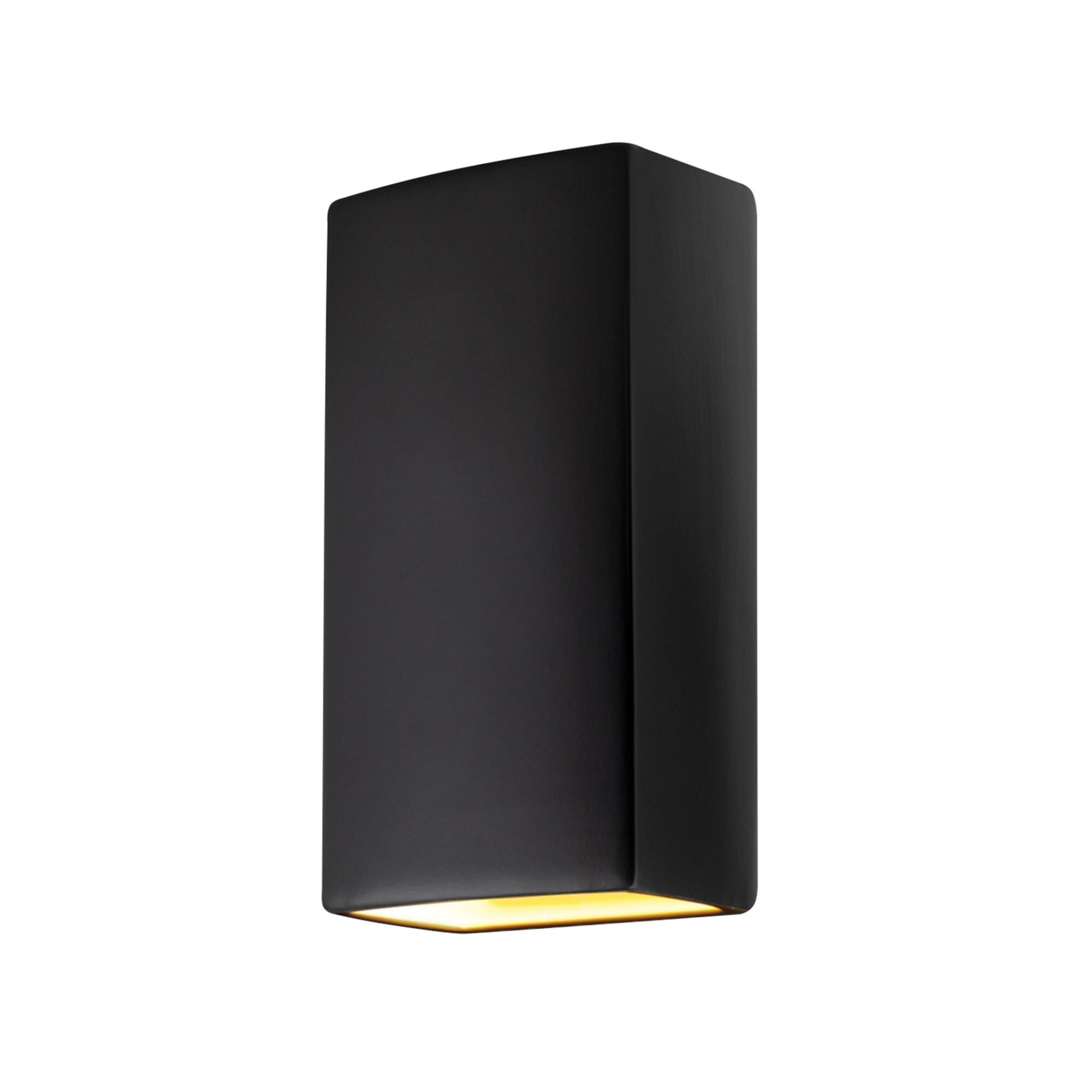 Justice Design Group Ambiance 21 Inch Tall Wall Sconce Ambiance - CER-1175-CRB - Transitional