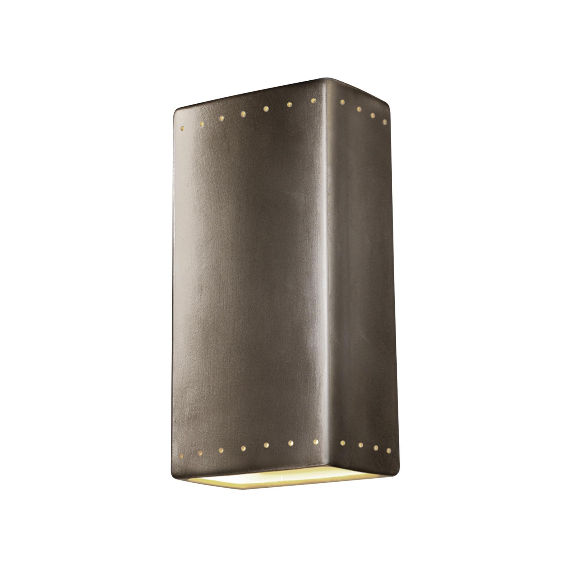 Justice Design Group Ambiance Wall Sconce Ambiance - CER-1185W-STOC-LED2-2000 - Transitional