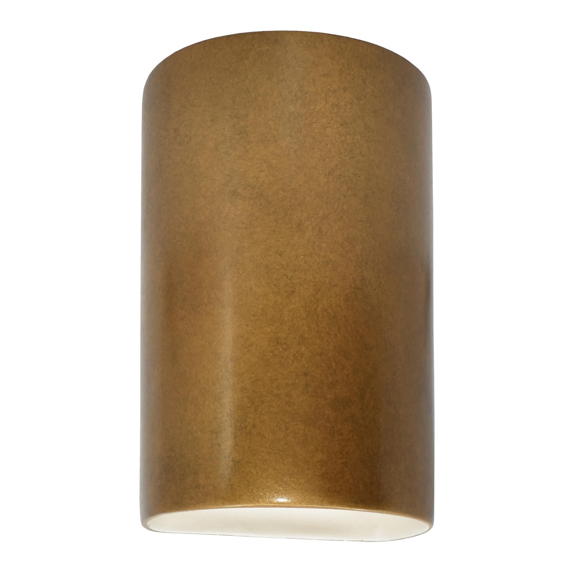Justice Design Group Ambiance 12 Inch Tall Wall Sconce Ambiance - CER-1260-ANTG - Transitional