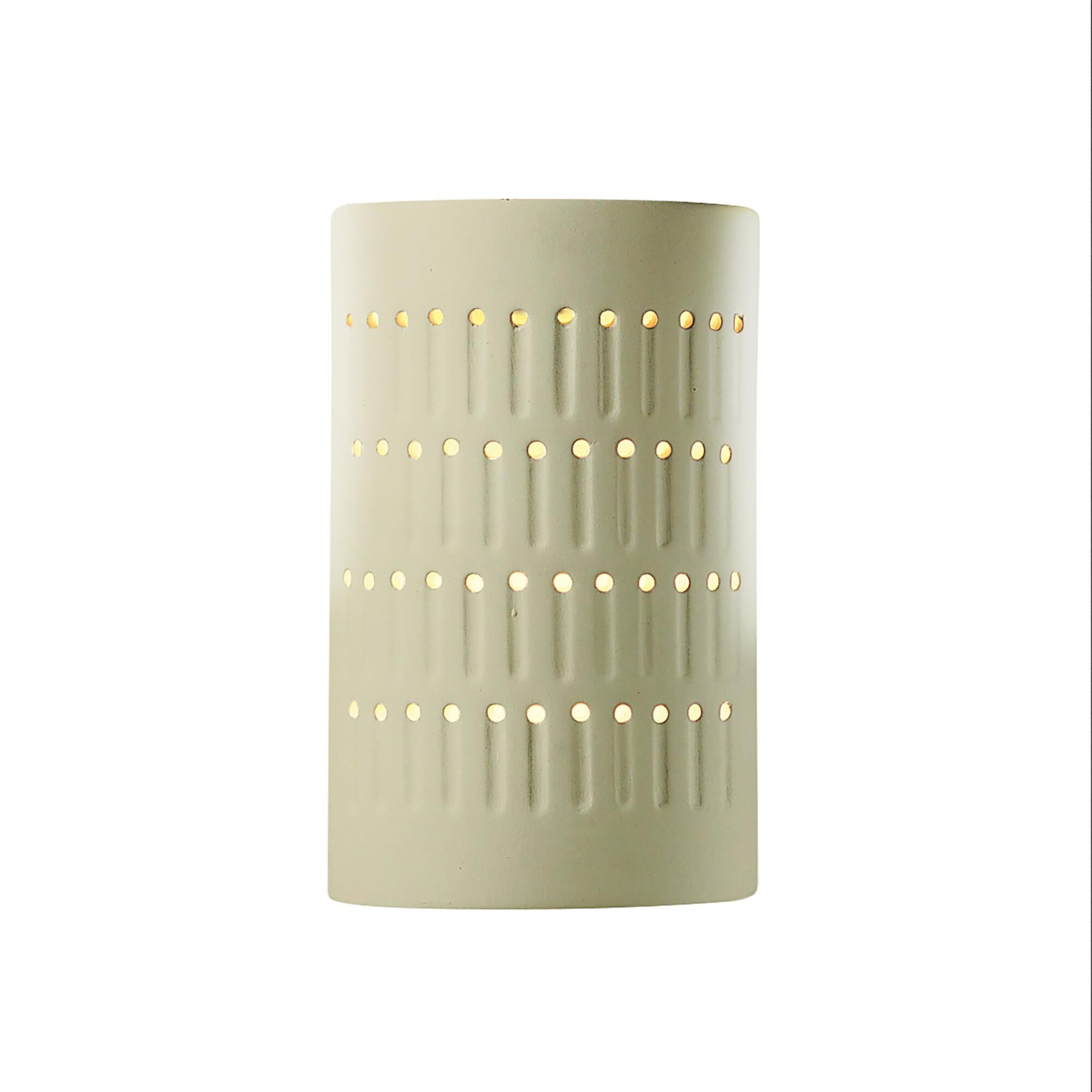 Justice Design Group Ambiance 9 Inch Tall Wall Sconce Ambiance - CER-2285-VAN - Transitional