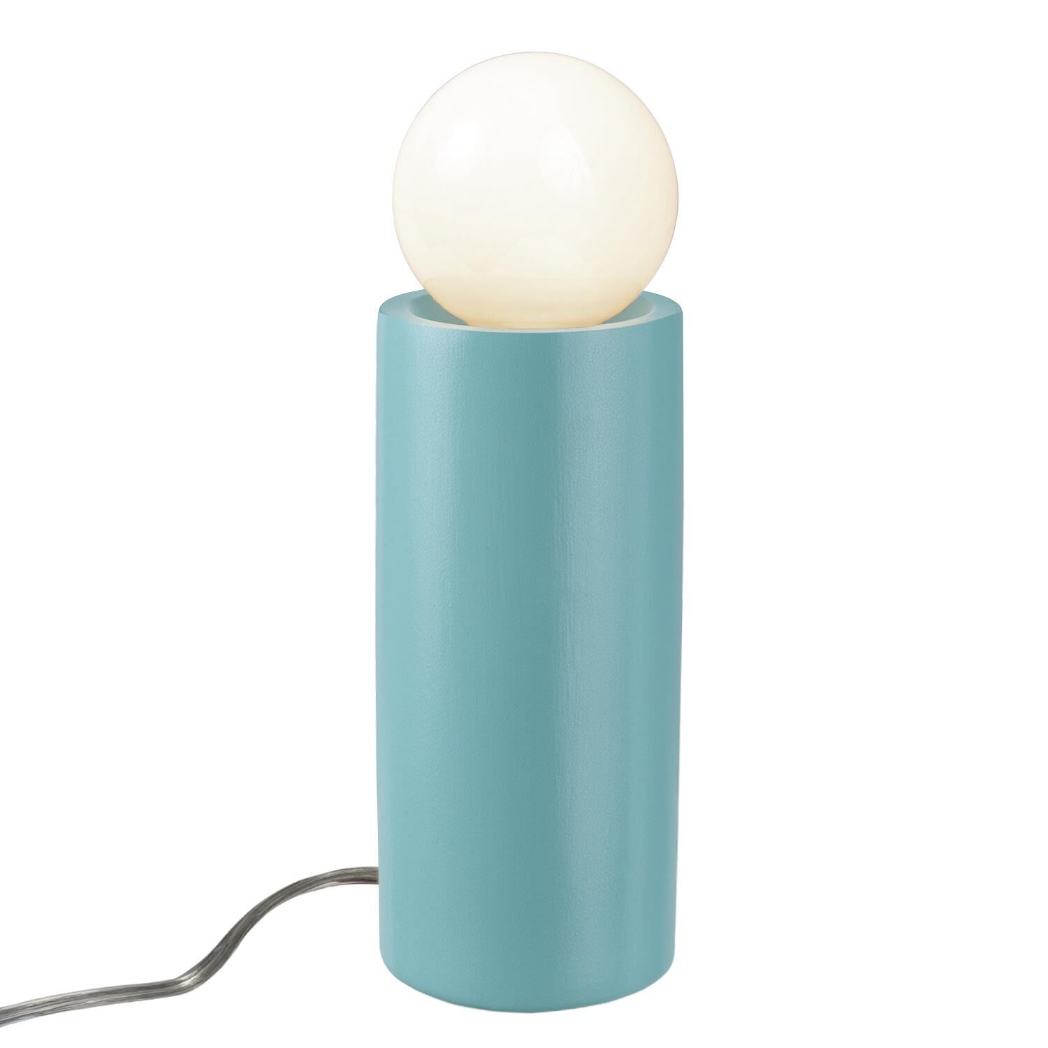 Justice Design Group Portable Table Lamp Portable - CER-2465-SLHY - Modern Contemporary