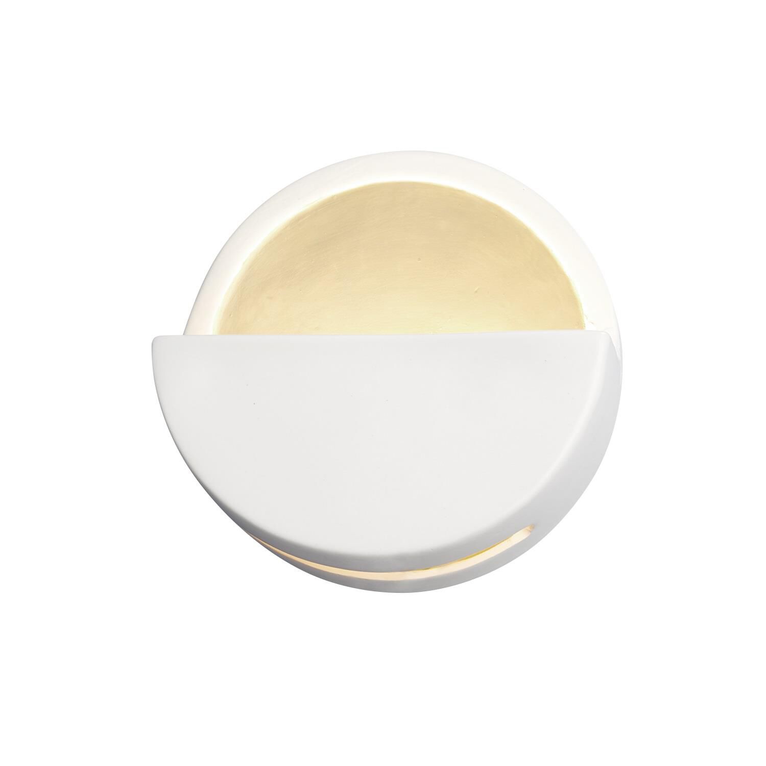 Justice Design Group Ambiance Collection 8 Inch Wall Sconce Ambiance Collection - CER-5615-PATA - Transitional