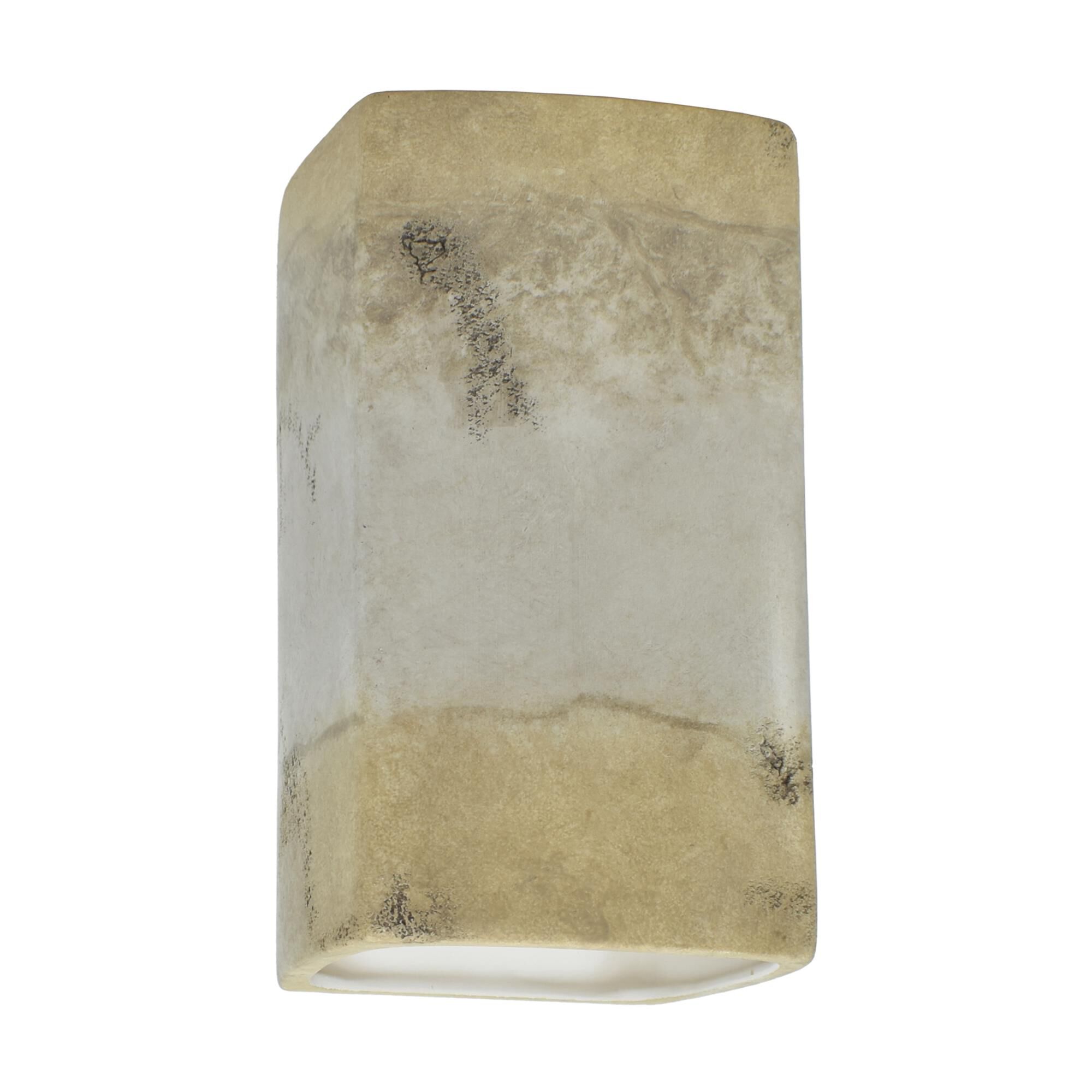 Justice Design Group Ambiance 5 Inch Wall Sconce Ambiance - CER-5910-TRAG-LED1-1000 - Transitional