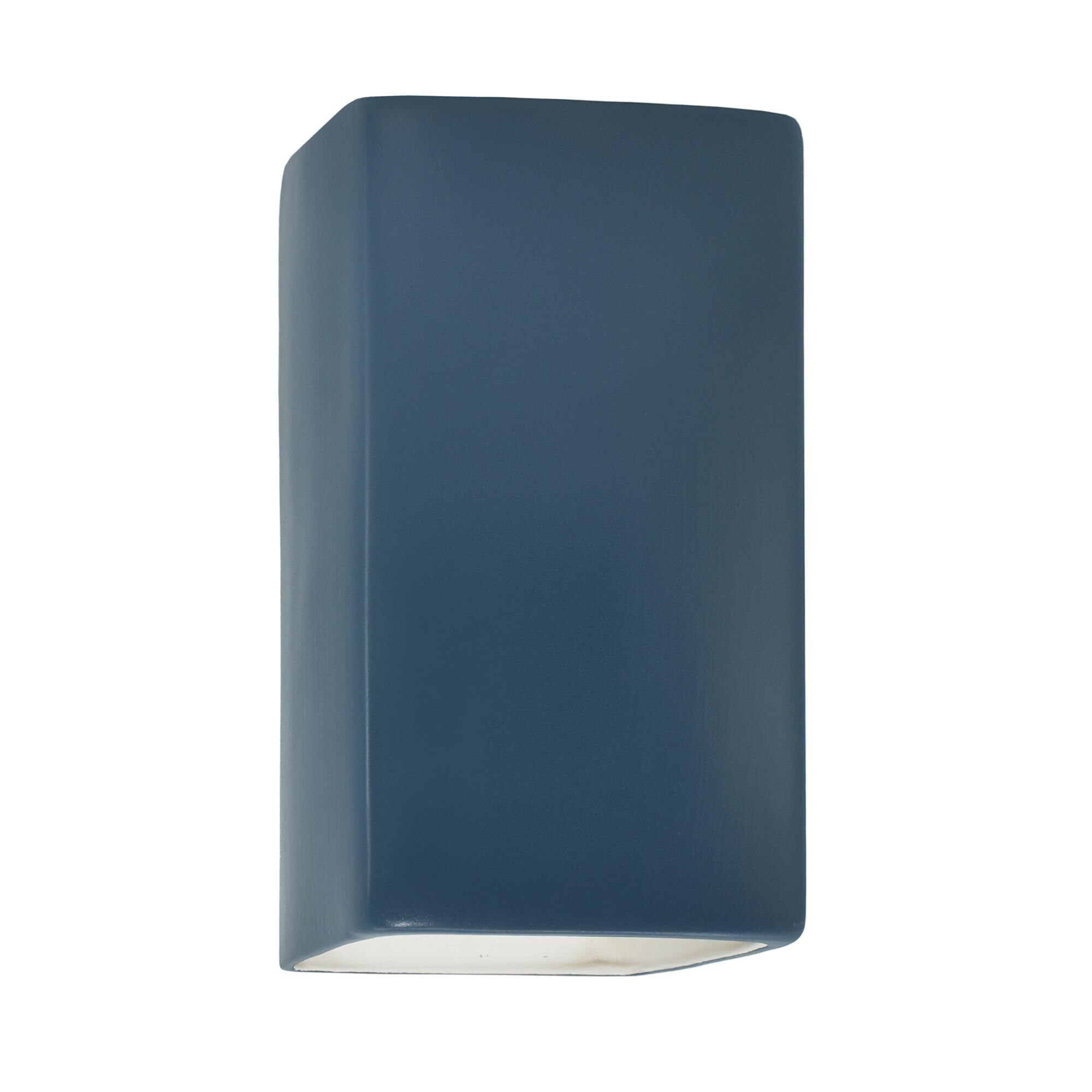 Justice Design Group Ambiance 9 Inch Tall Outdoor Wall Light Ambiance - CER-5915W-MID - Modern Contemporary