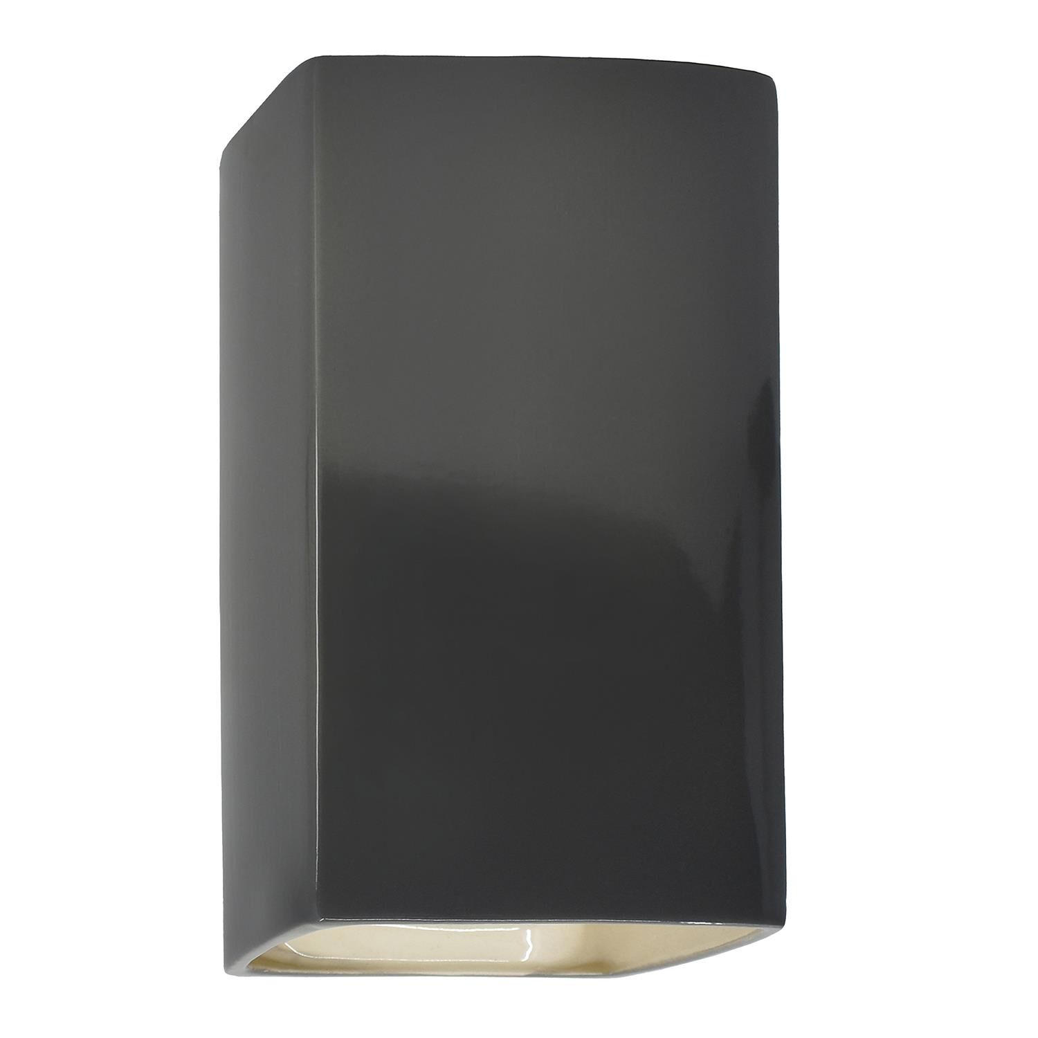 Justice Design Group Ambiance Wall Sconce Ambiance - CER-5950-GRY-LED1-1000 - Transitional
