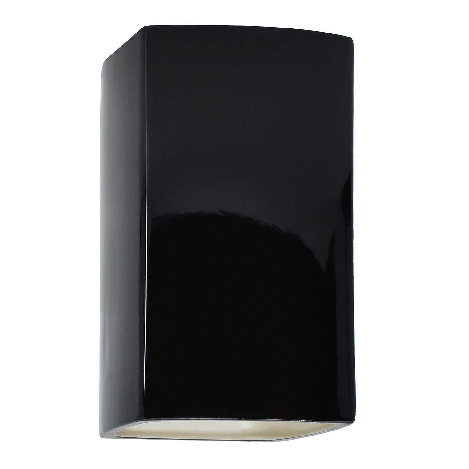 Justice Design Group Ambiance 13 Inch Tall Outdoor Wall Light Ambiance - CER-5950W-ANTG-LED1-1000 - Transitional