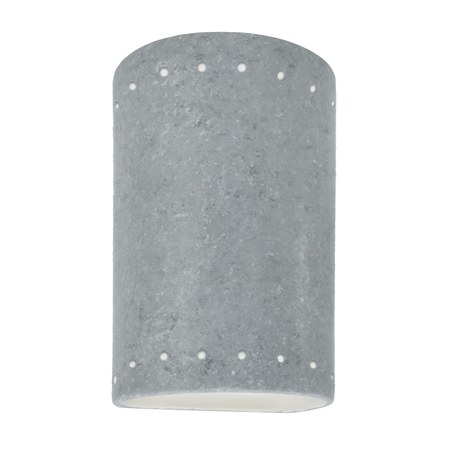 Justice Design Group Ambiance Outdoor Wall Light Ambiance - CER-5990W-CONC - Transitional