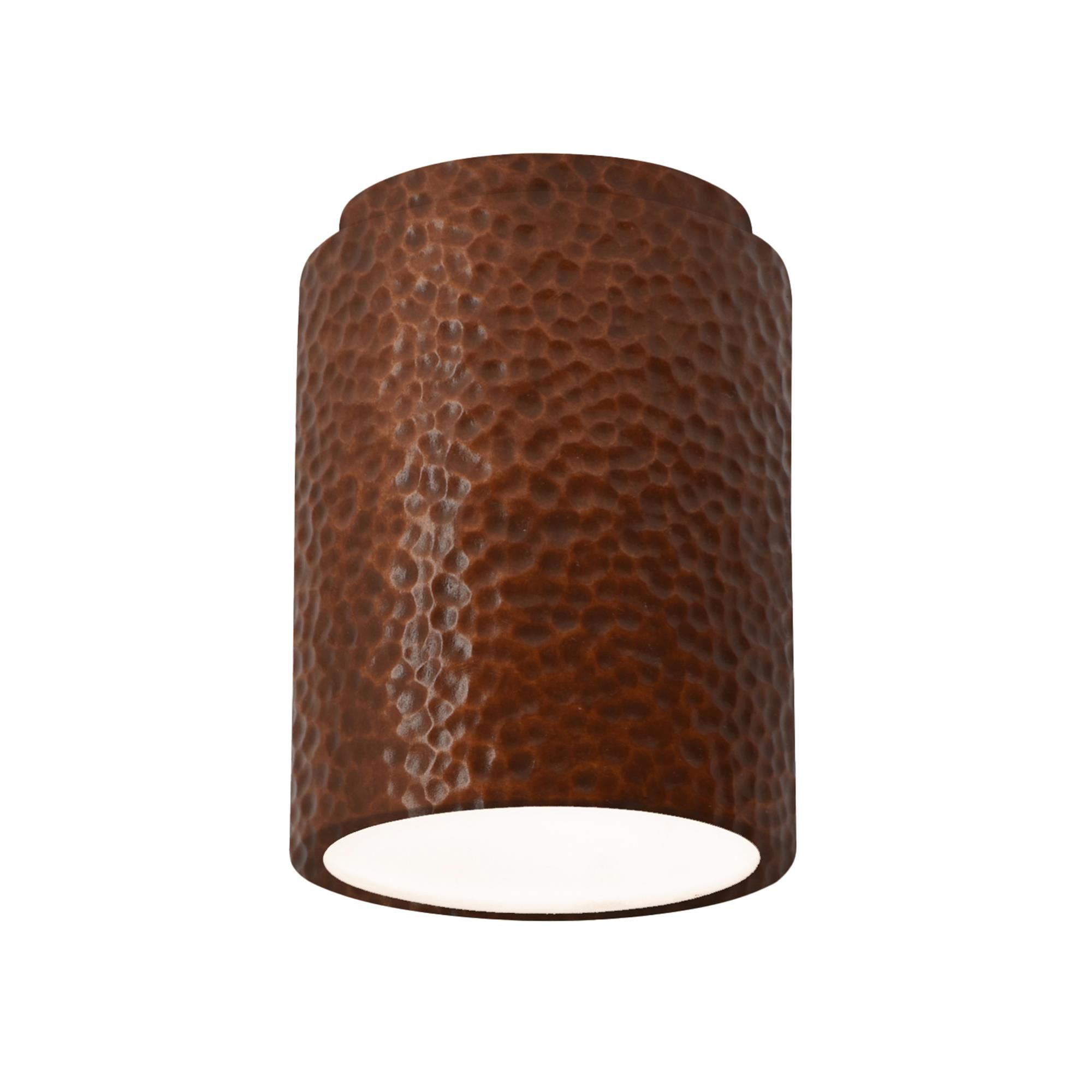 Justice Design Group Radiance 6 Inch Flush Mount Radiance - CER-6100-HMCP - Transitional