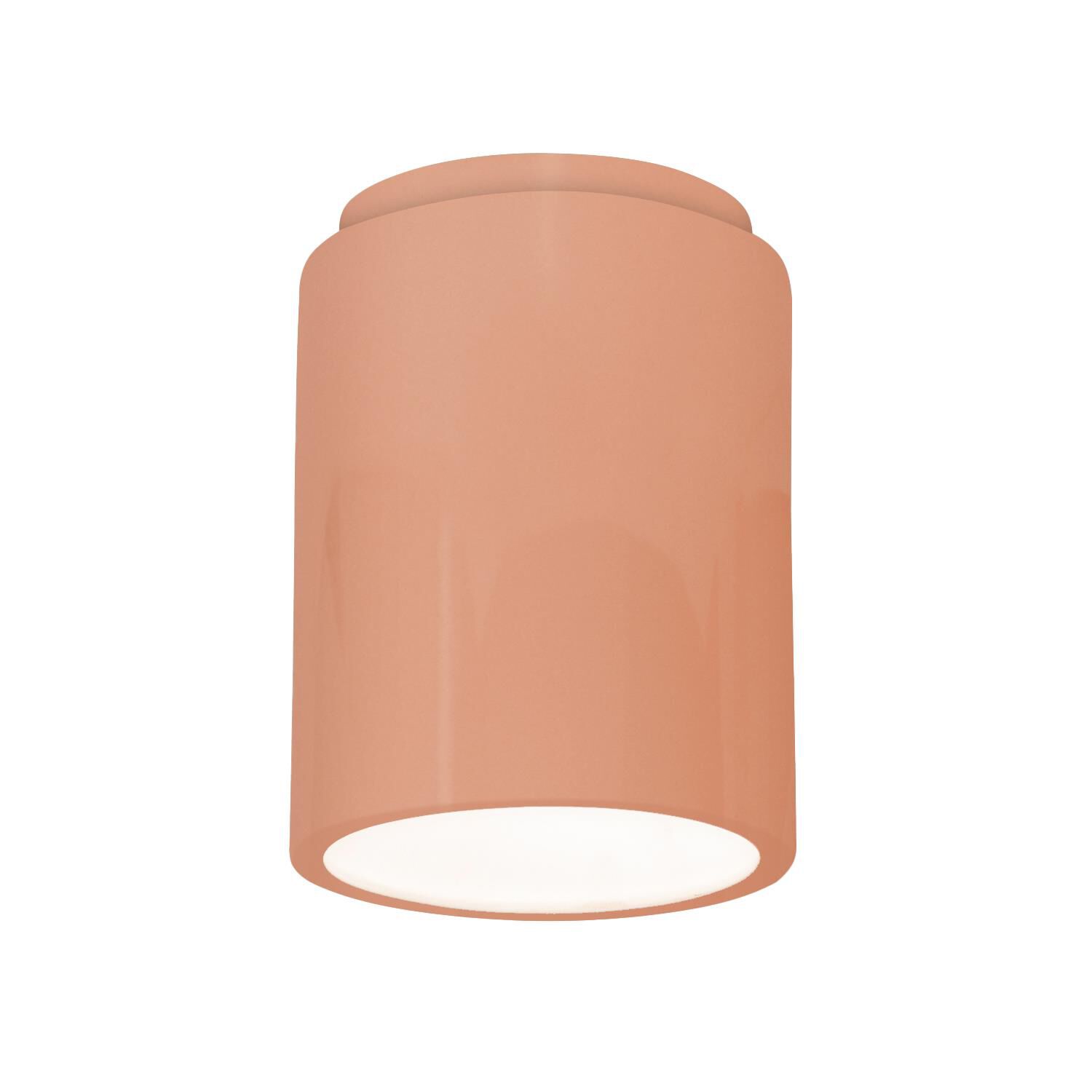 Justice Design Group Radiance Outdoor Flush Mount Radiance - CER-6100W-BSH-LED1-1000 - Transitional
