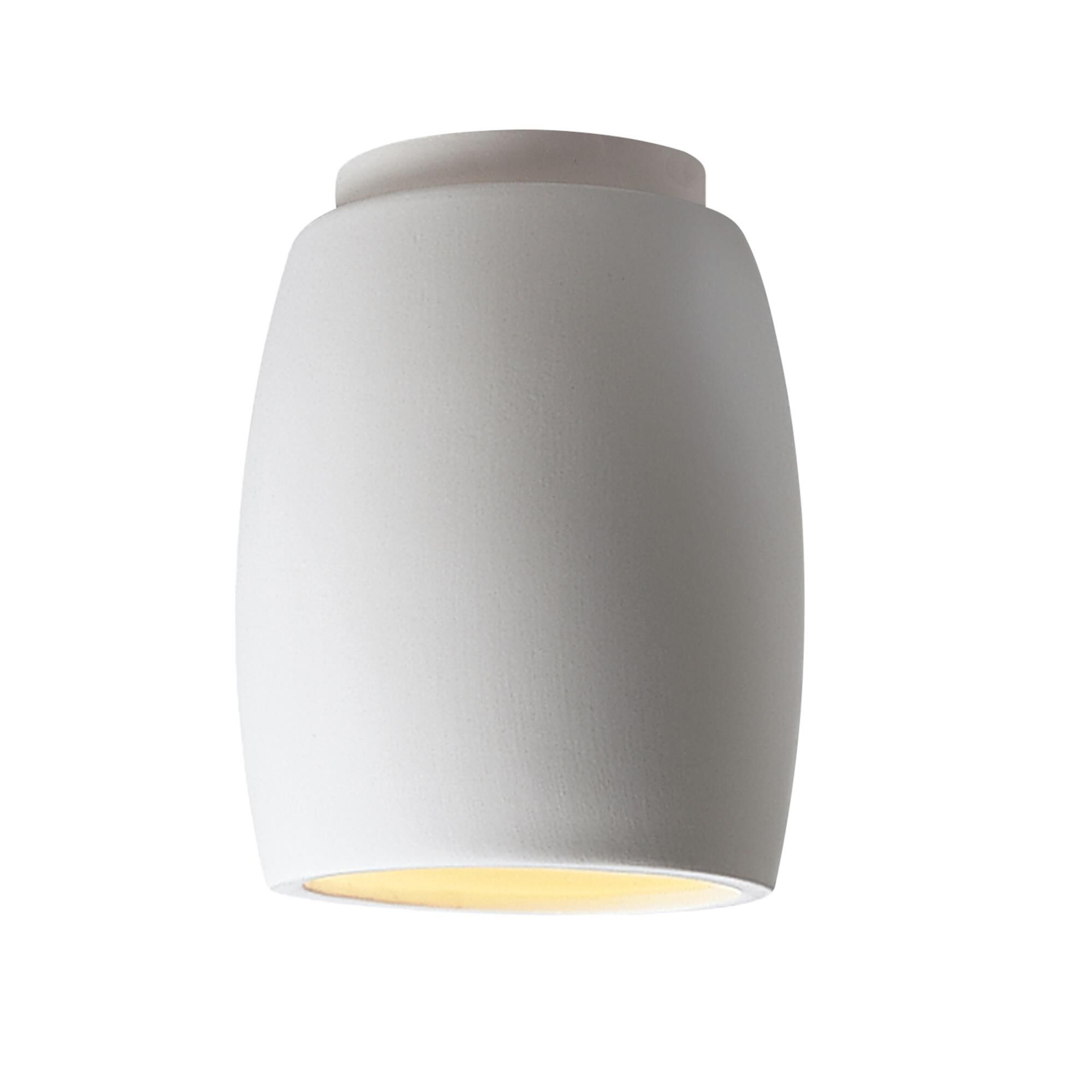 Justice Design Group Radiance 7 Inch Outdoor Flush Mount Radiance - CER-6130W-PATR - Modern Contemporary