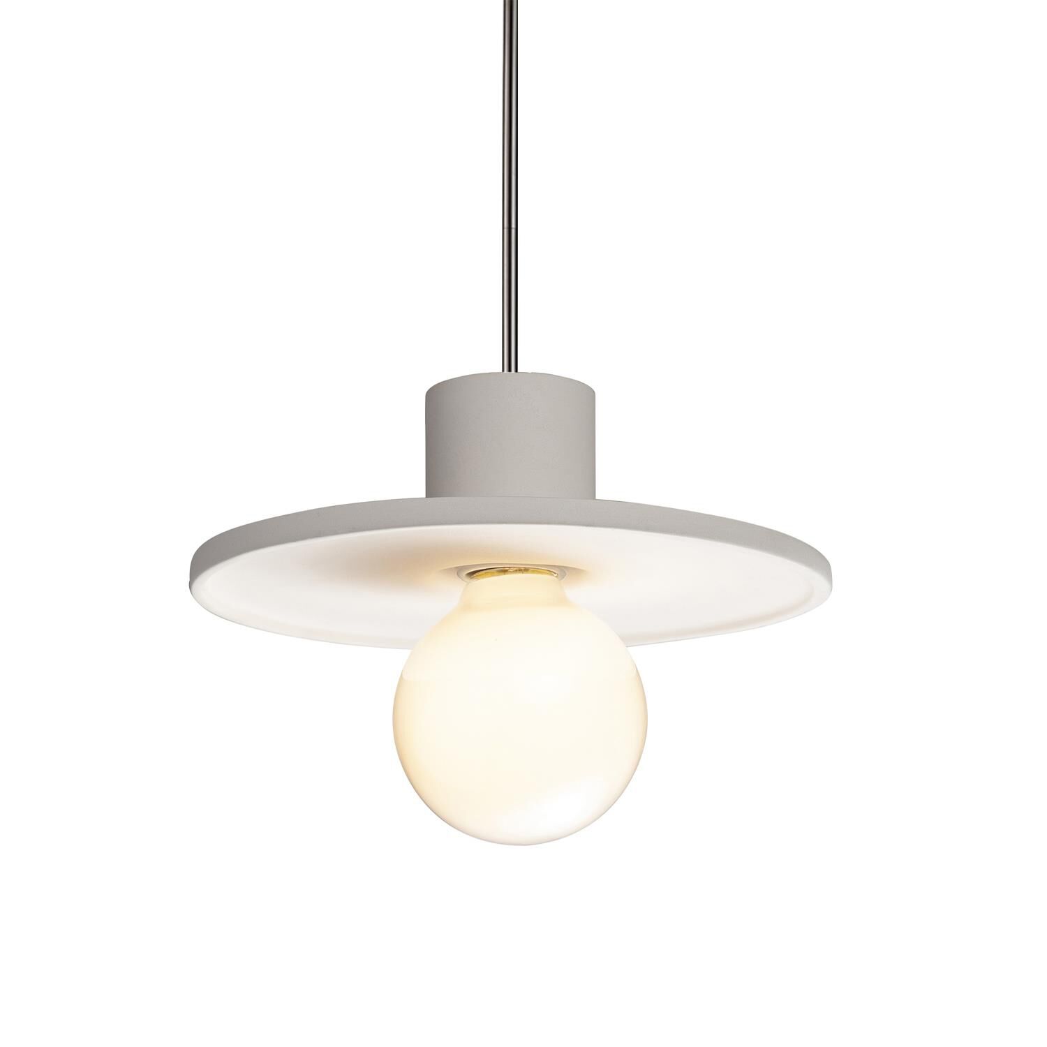 Justice Design Group Radiance Mini Pendant Radiance - CER-6325-BIS-NCKL-RIGID - Modern Contemporary