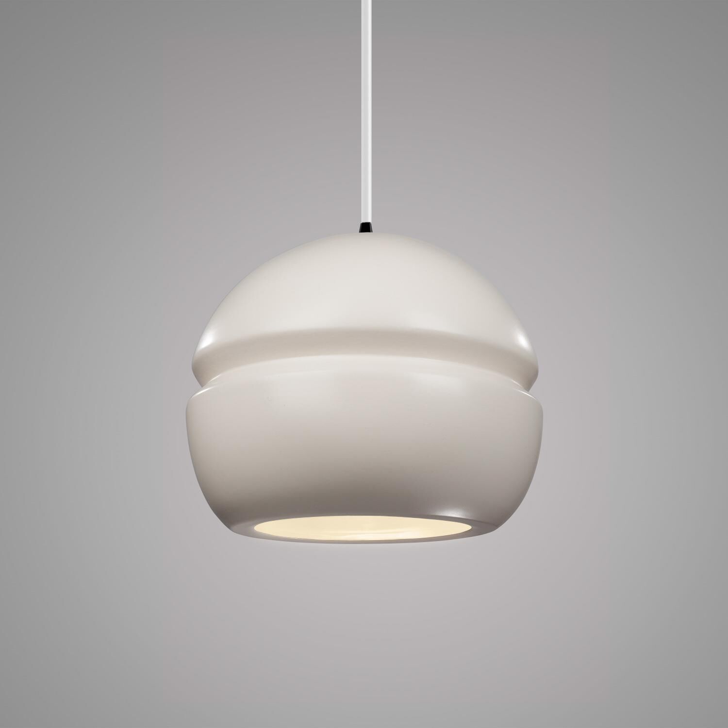 Photos - Chandelier / Lamp Justice Design Group Radiance 8 Inch Mini Pendant Radiance - CER-6410-MAT-MBLK - Modern Contemporary CER-6410-MAT-MBLK
