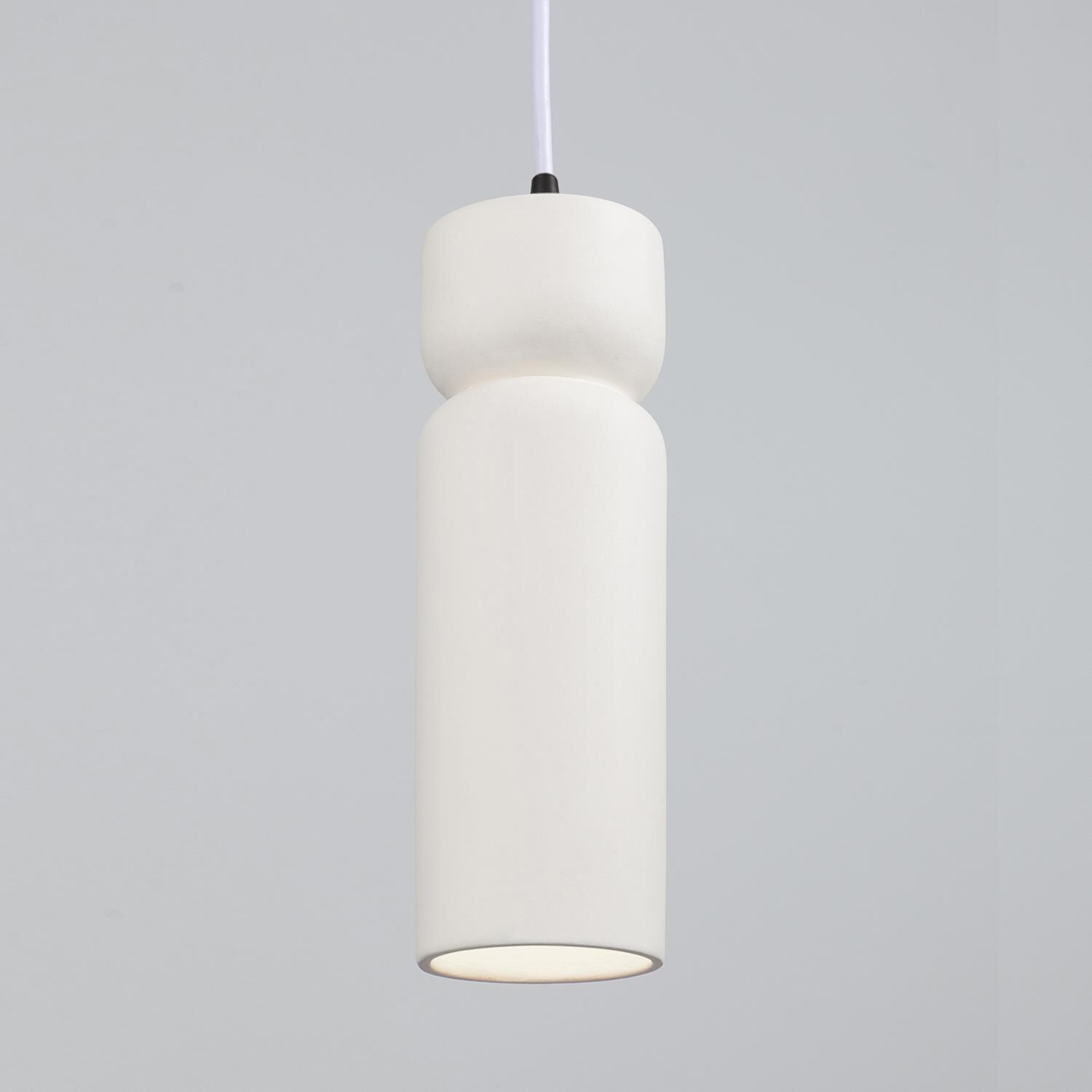 Justice Design Group Radiance 11 Inch Mini Pendant Radiance - CER-6510-CRSE-ABRS-WTCD - Modern Contemporary
