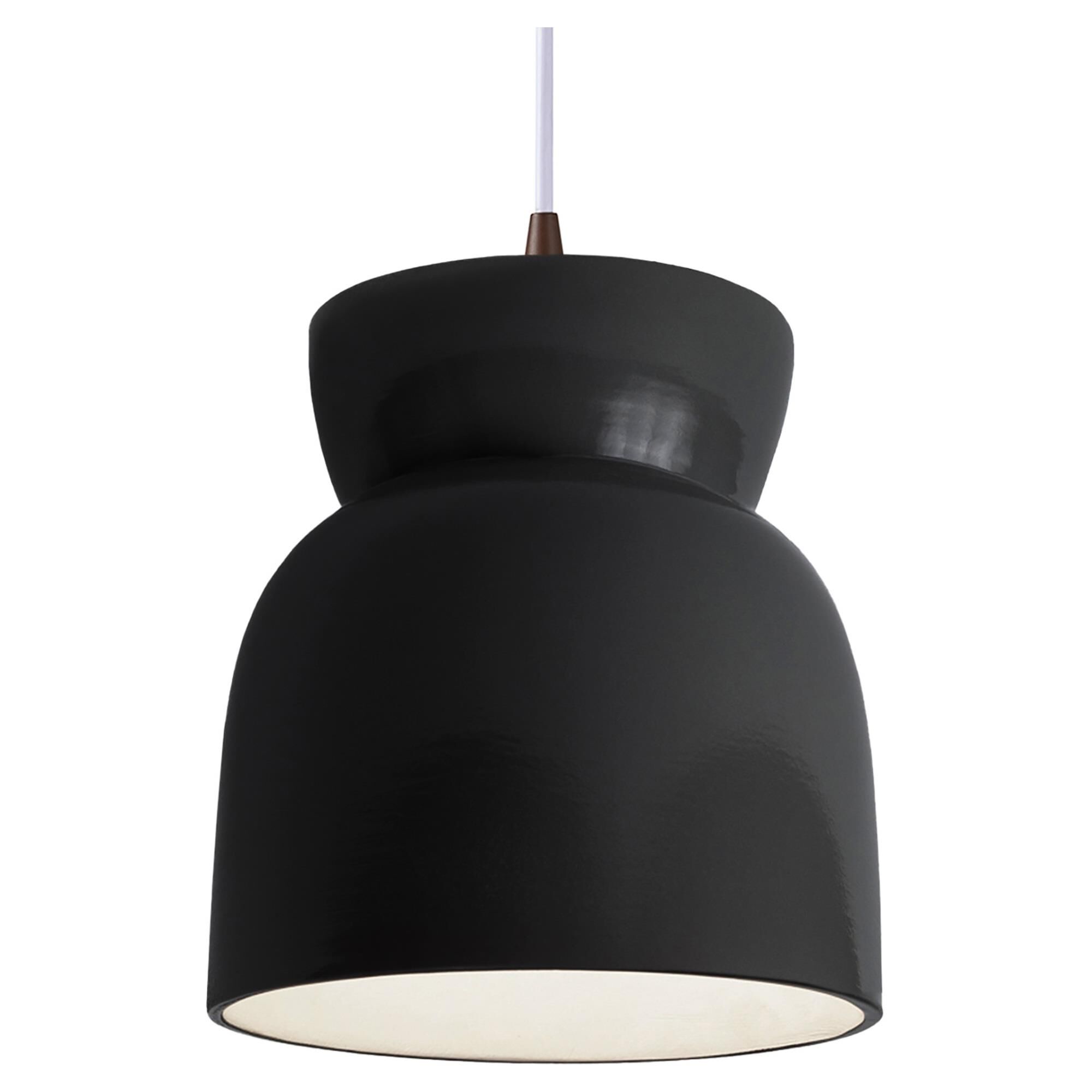 Justice Design Group Radiance 7 Inch Mini Pendant Radiance - CER-6515-PATV-CROM-WTCD-LED1-700 - Modern Contemporary