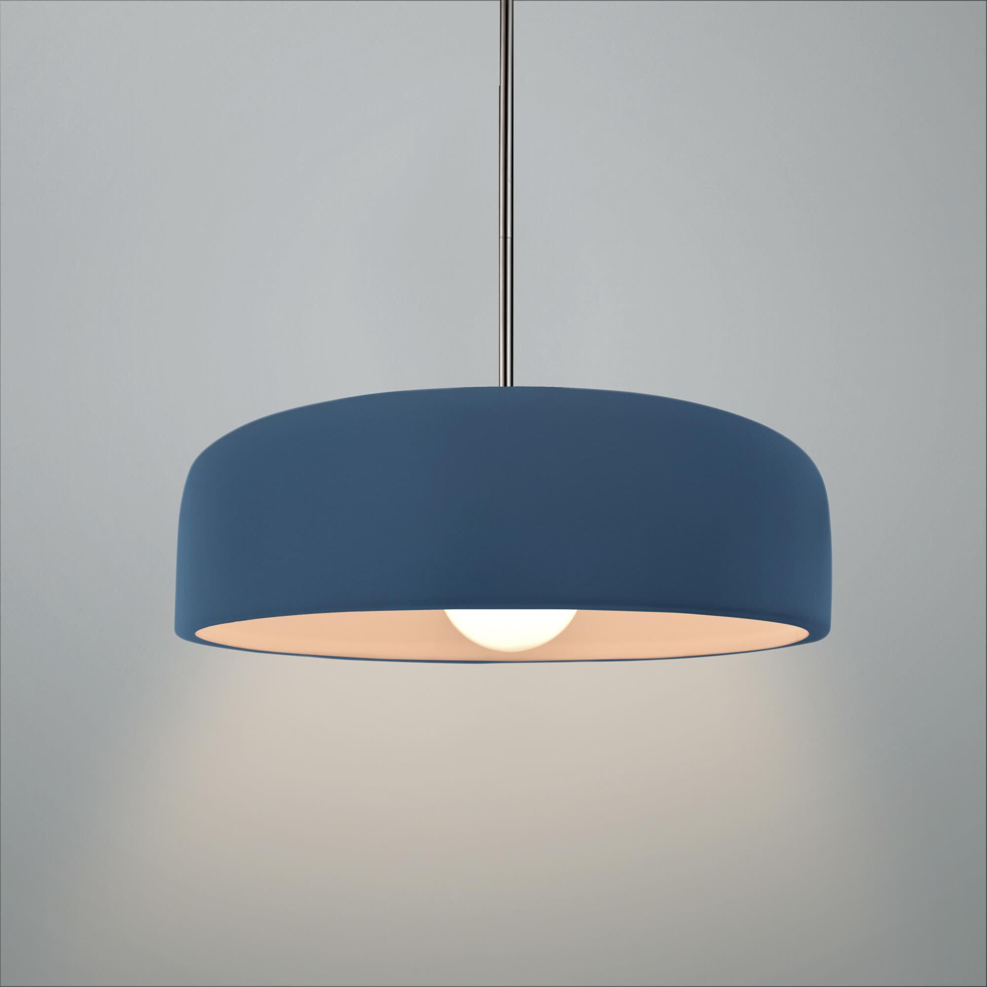 Justice Design Group Radiance Spire 10 Inch Mini Pendant Radiance Spire - CER-6571-MDMT-NCKL-RIGID - Transitional