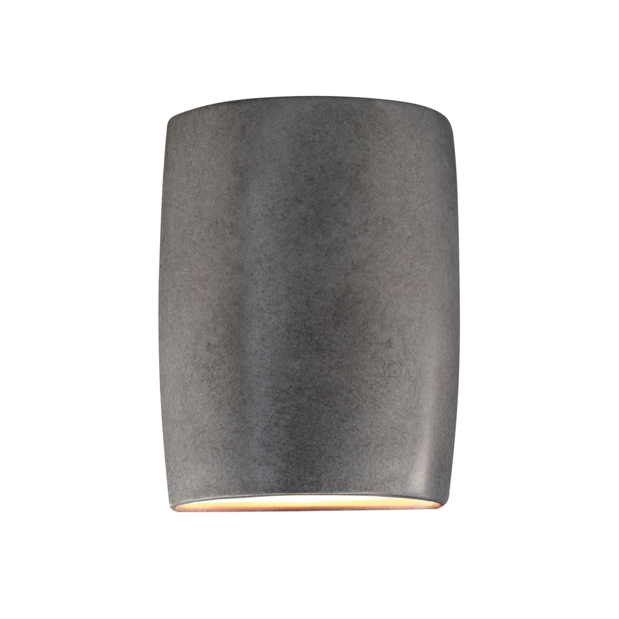 Justice Design Group Ambiance 12 Inch Wall Sconce Ambiance - CER-8858-SLHY-LED2-2000 - Transitional