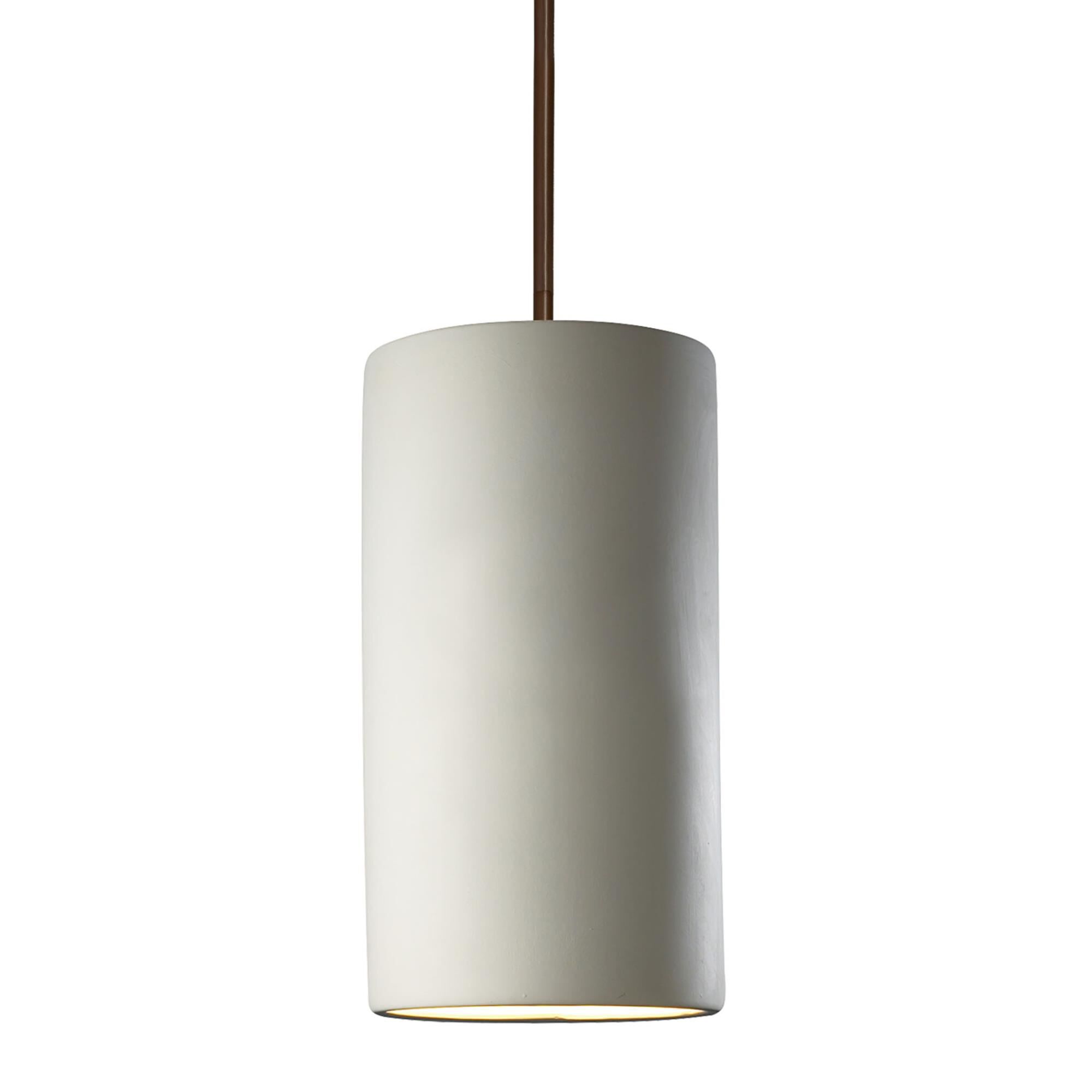 Justice Design Group Radiance 7 Inch Mini Pendant Radiance - CER-9625-BIS-DBRZ-RIGID-LED1-700 - Modern Contemporary