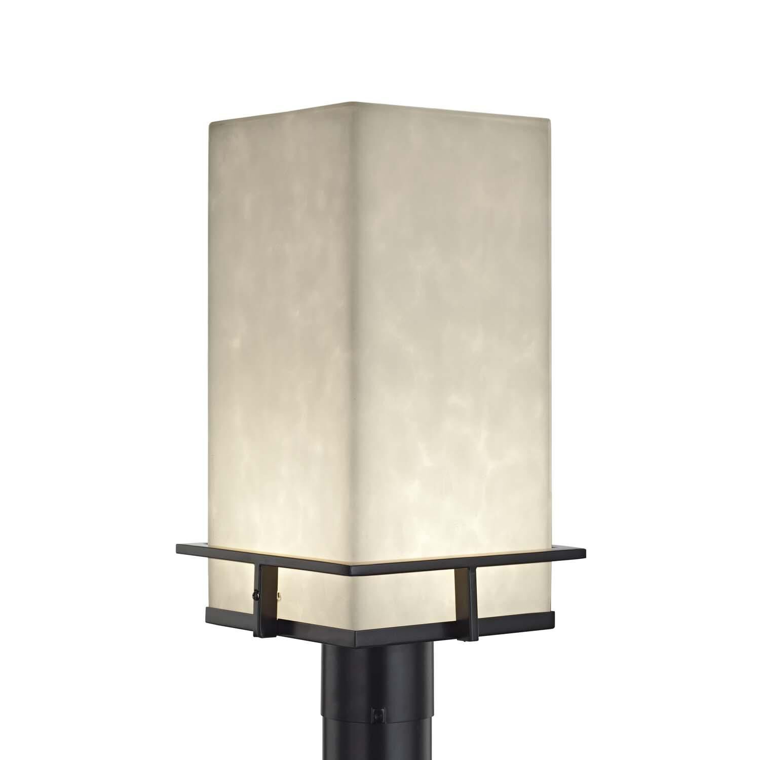 Clouds - Avalon 17 Inch Tall 1 Light LED Outdoor Post Lamp by Justice Design Group