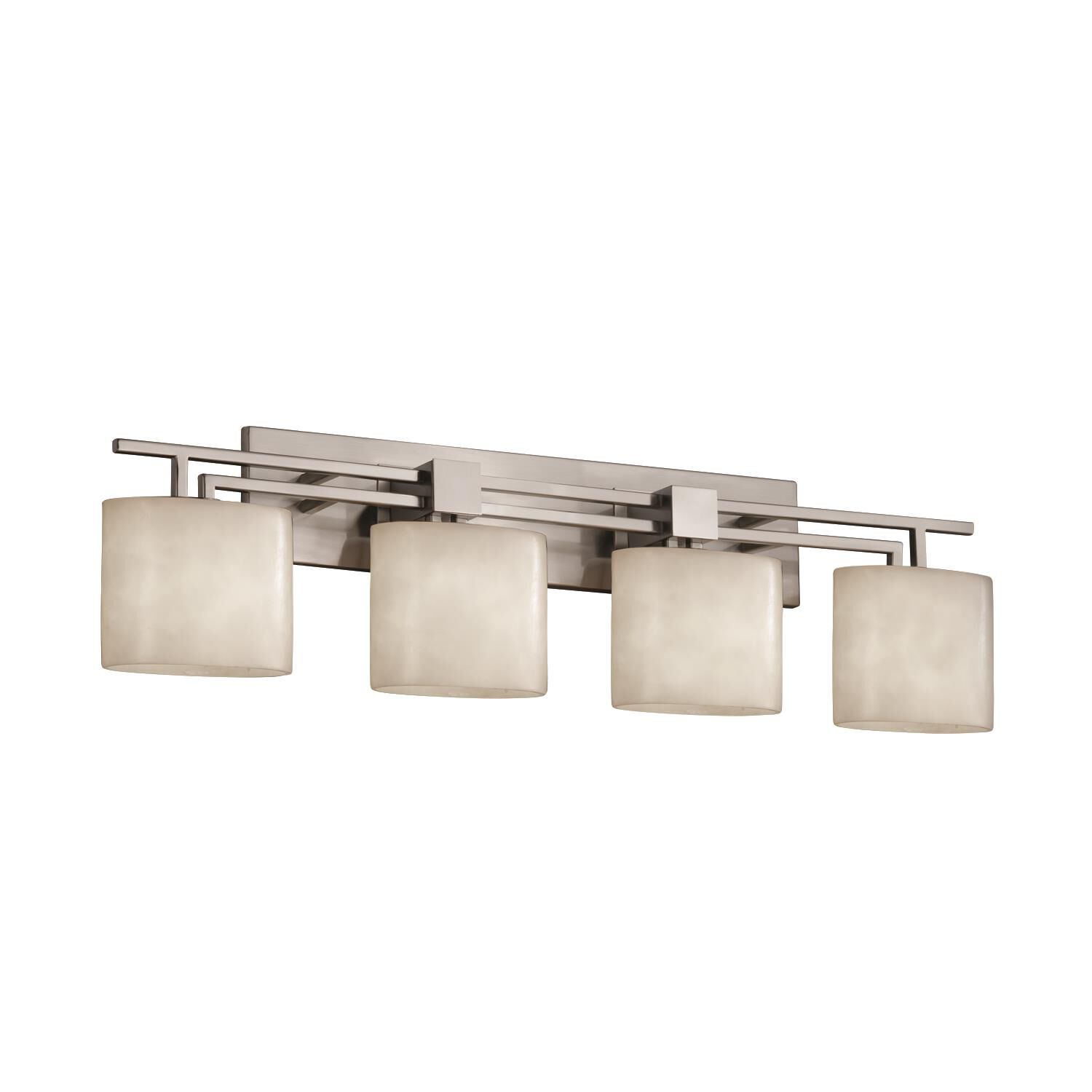 Justice Design Group Clouds 36 Inch 4 Light Bath Vanity Light Clouds - CLD-8704-30-CROM - Traditional