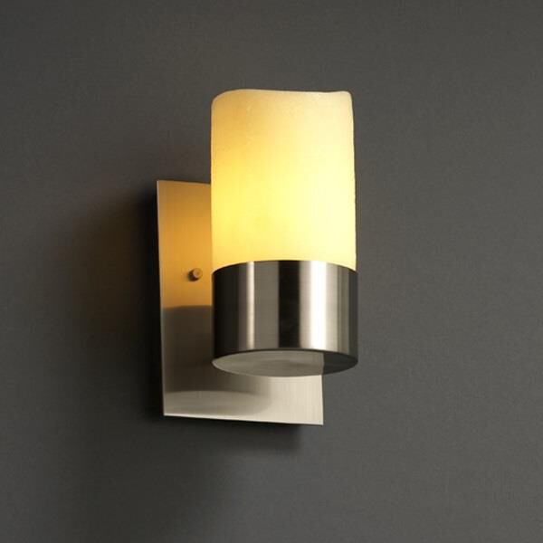 Justice Design Group Candlearia 10 Inch Wall Sconce Candlearia - CNDL-8761-14-CREM-DBRZ - Traditional