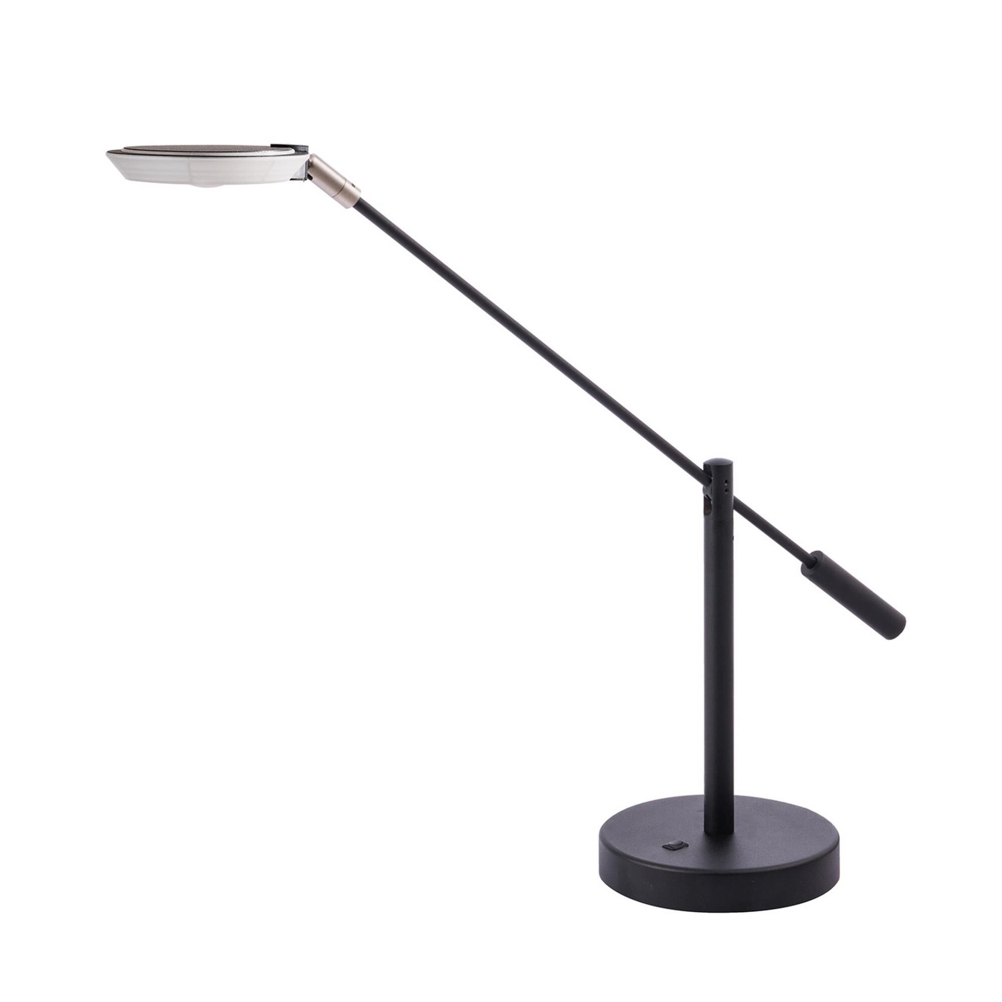 Photos - Floodlight / Garden Lamps Kendal Lighting Iggy 22 Inch Desk Lamp Iggy - PTL5021-BLK - Modern Contemp