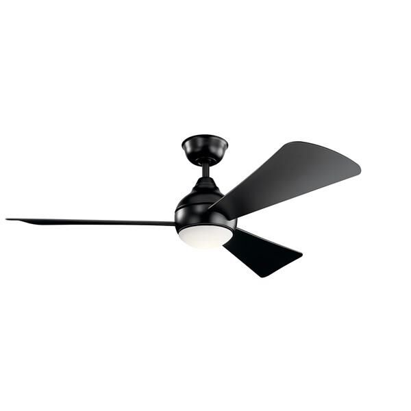 Photos - Fan Kichler Lighting Sola Outdoor Rated 54 Inch Flush Mount  with Light Kit 