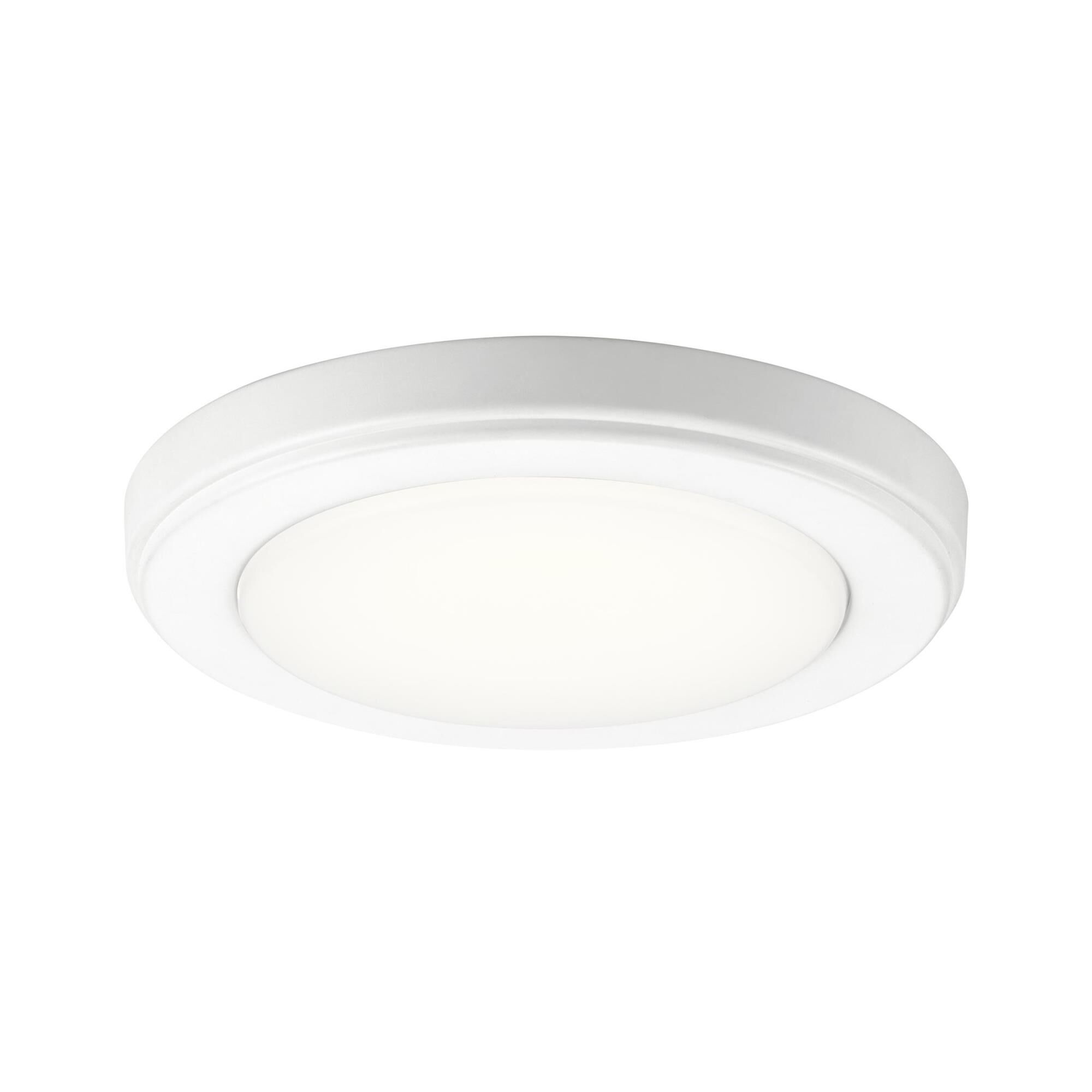 Kichler Lighting Zeo 7 Inch 1 Light LED Flush Mount Zeo - 44244WHLED30 - Modern Contemporary