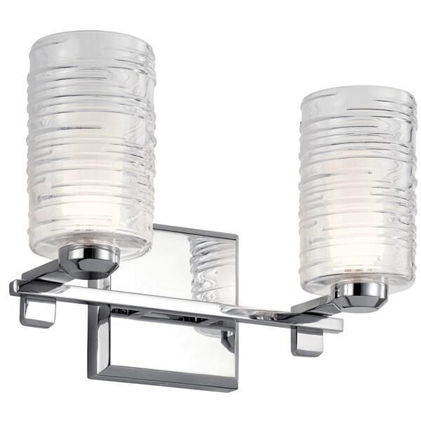 Kichler Giarosa 10  High 2-Light Chrome Metal Wall Sconce thumbnail 8